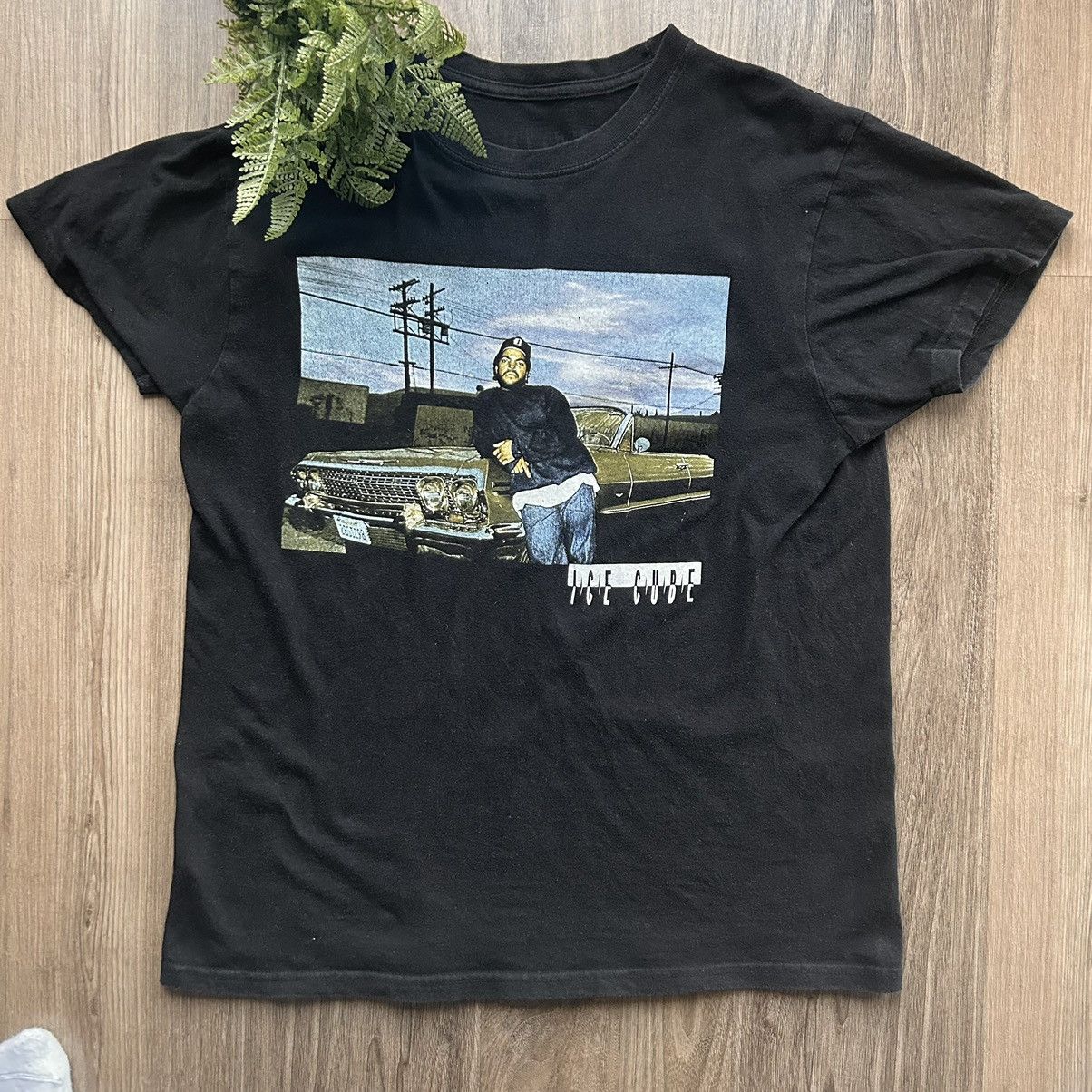 image of Rap Tees Vintage Ice Cube Tee - Black - L, Men's (Size Large)