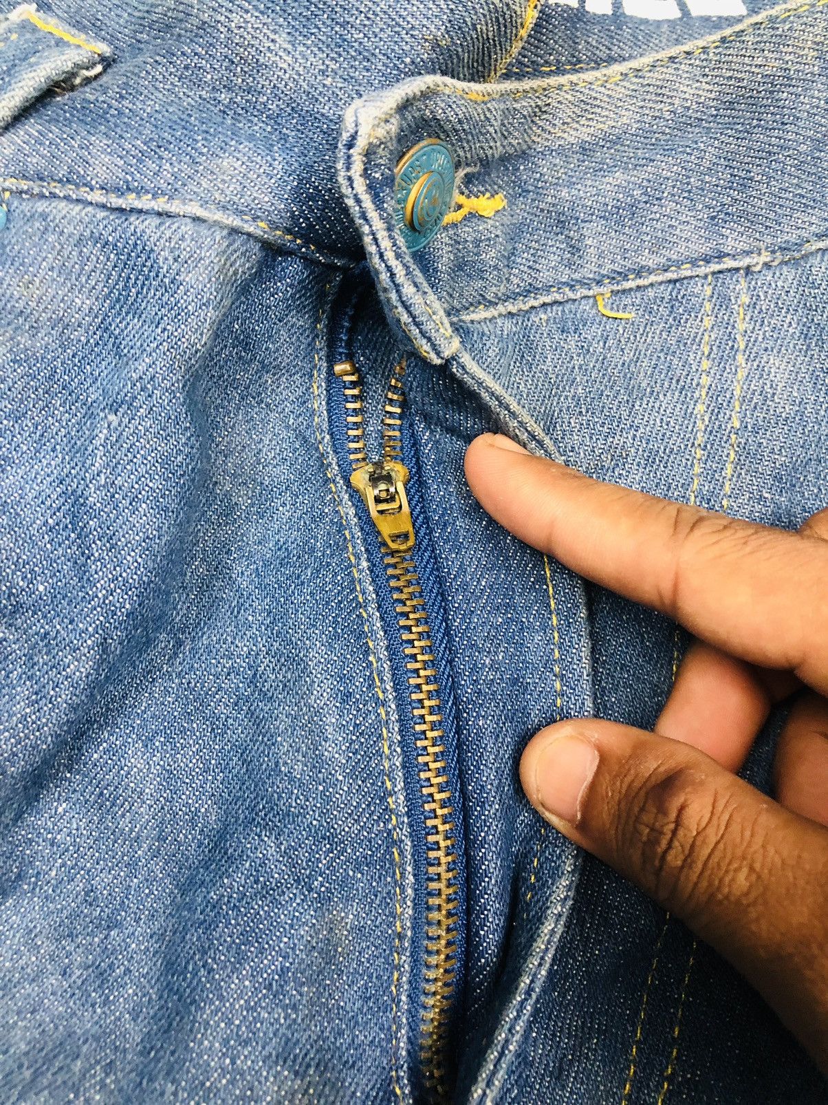Other Up smile Denim Jeans (33) Size US 32 / EU 48 - 11 Thumbnail