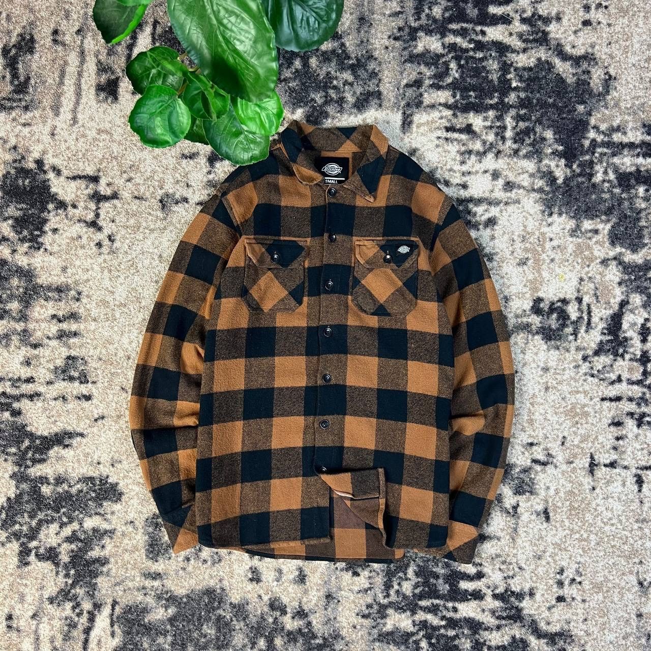 Dickies Dickies Vintage Tab Logo Plaid Button Up Flannel Shirt Size US S / EU 44-46 / 1 - 1 Thumbnail