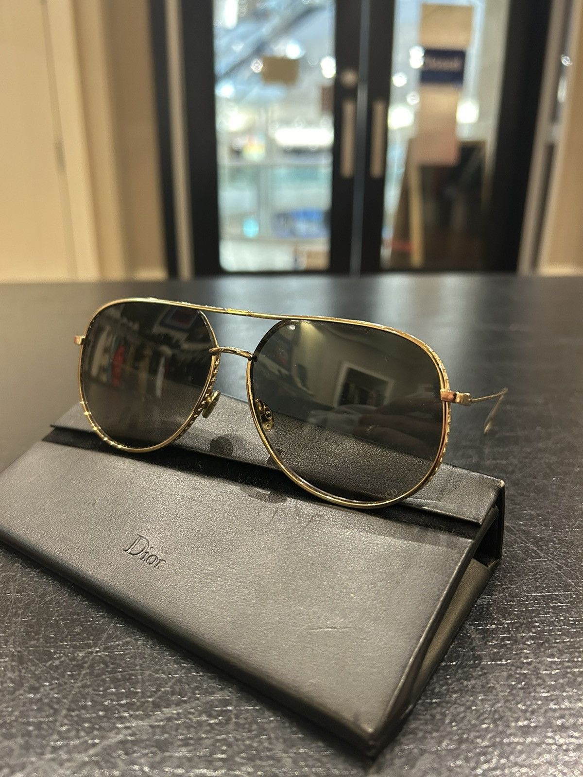 Dior Dior Aviator Sunglasses Size ONE SIZE - 1 Thumbnail