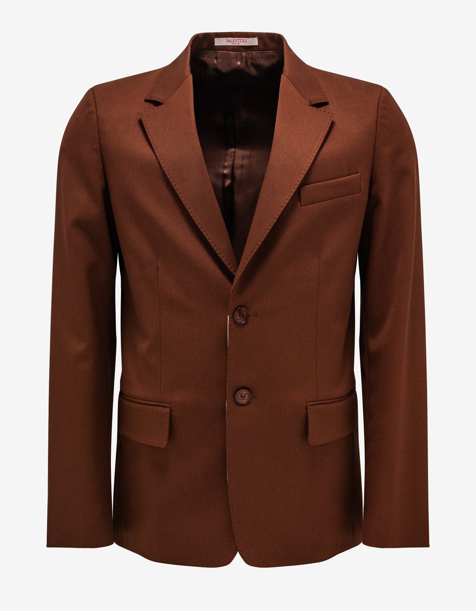 Brown Wool Blazer