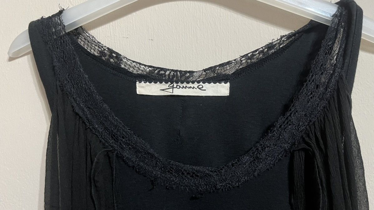 gomme Vintage Gomme Yohji Yamamoto Tank top with silk wings Size S / US 4 / IT 40 - 7 Thumbnail