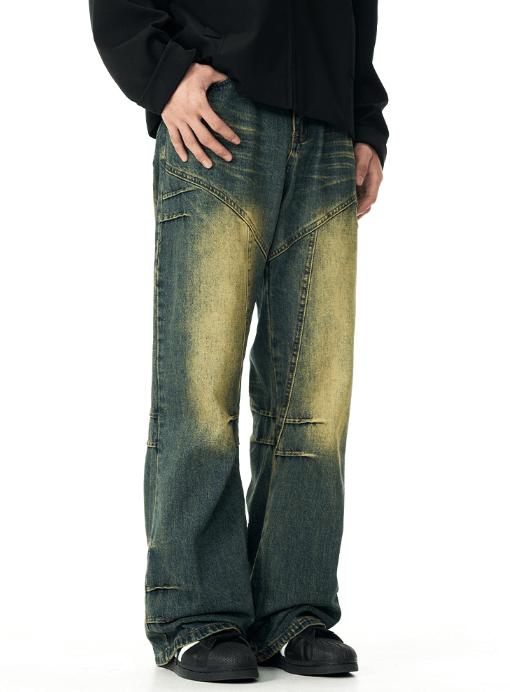 Japanese Brand × Jean American retro distressed Cleanfit loose casual jeans y2k Size US 32 / EU 48 - 4 Thumbnail