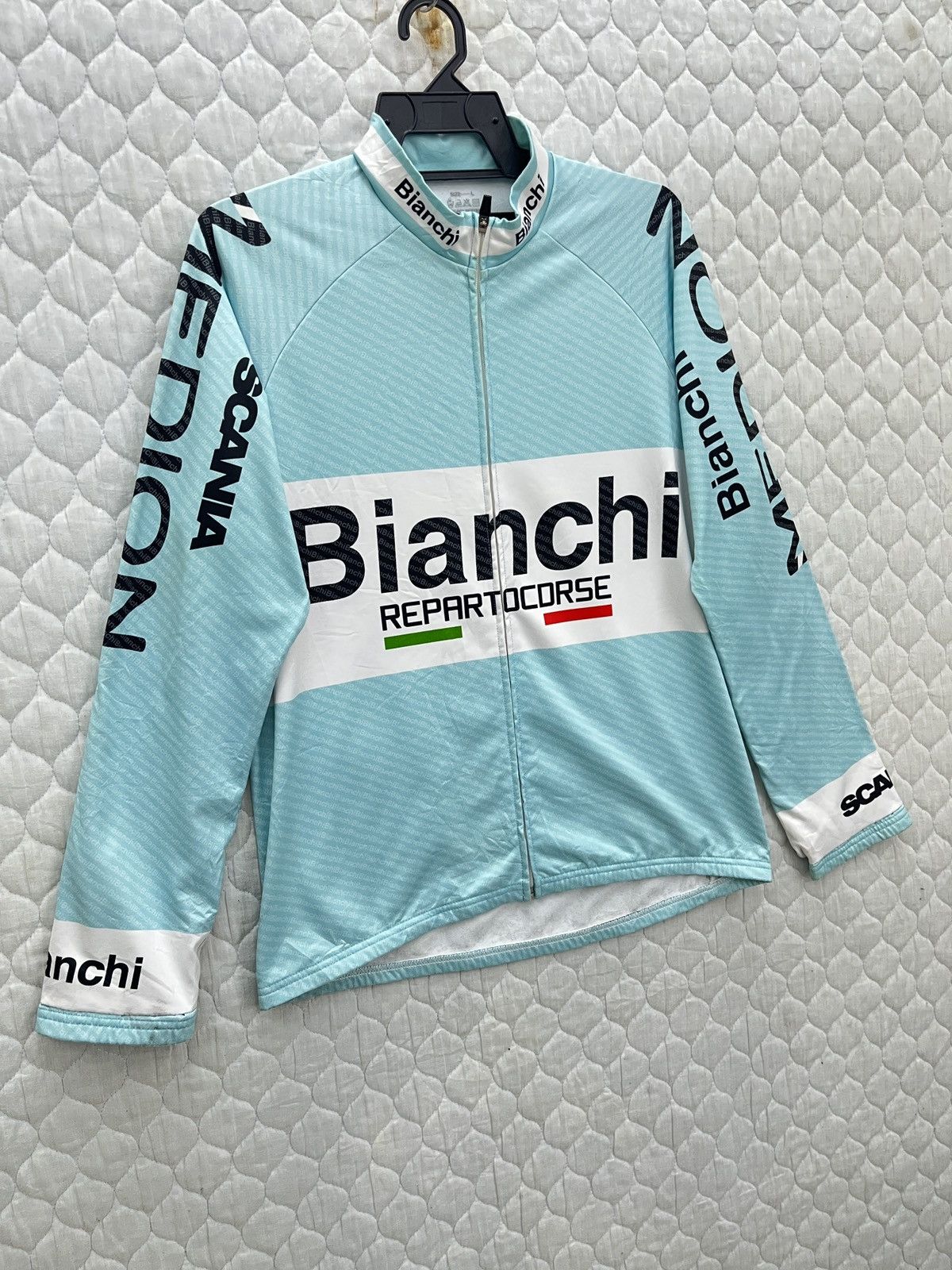 Bicycle ❤️‍🔥❤️‍🔥❤️‍🔥BIANCHI BICYCLES ZIPPER SHIRTS Size US L / EU 52-54 / 3 - 2 Thumbnail