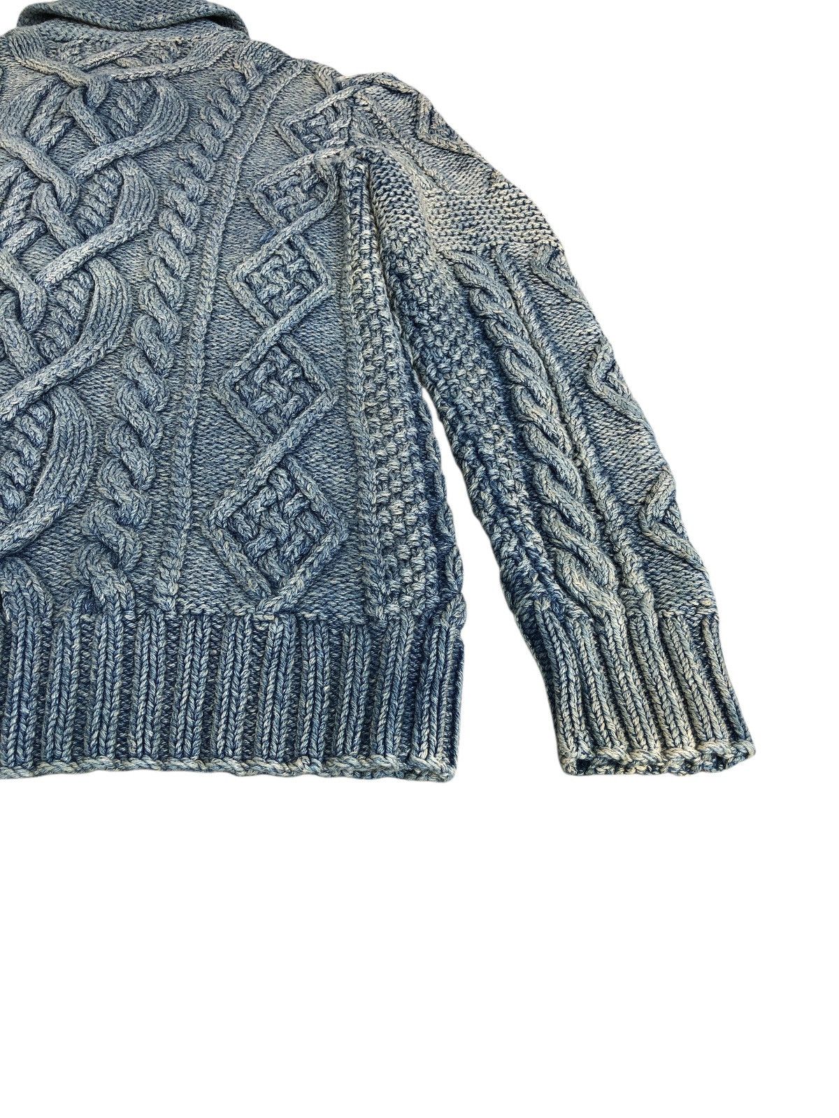 RRL Ralph Lauren RRL Ralph Lauren Hand Knit Cardigan Size US S / EU 44-46 / 1 - 15 Thumbnail