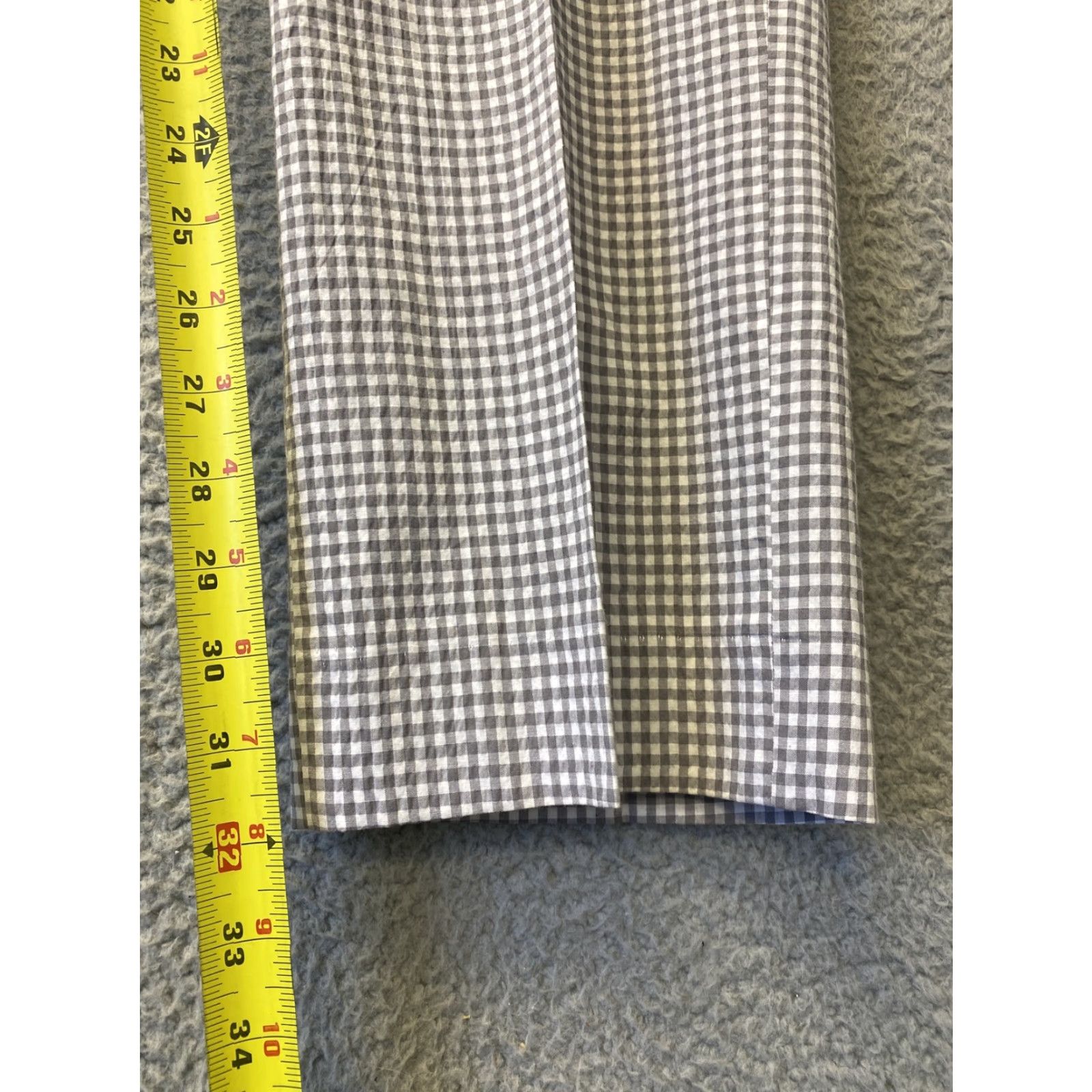Tommy Hilfiger VINTAGE Tommy Hilfiger Men’s Dress Pants Gray Plaid 36W 32L Inseam 32 Dry Clean Only Mens Pants Size US 36 / EU 52 - 6 Thumbnail