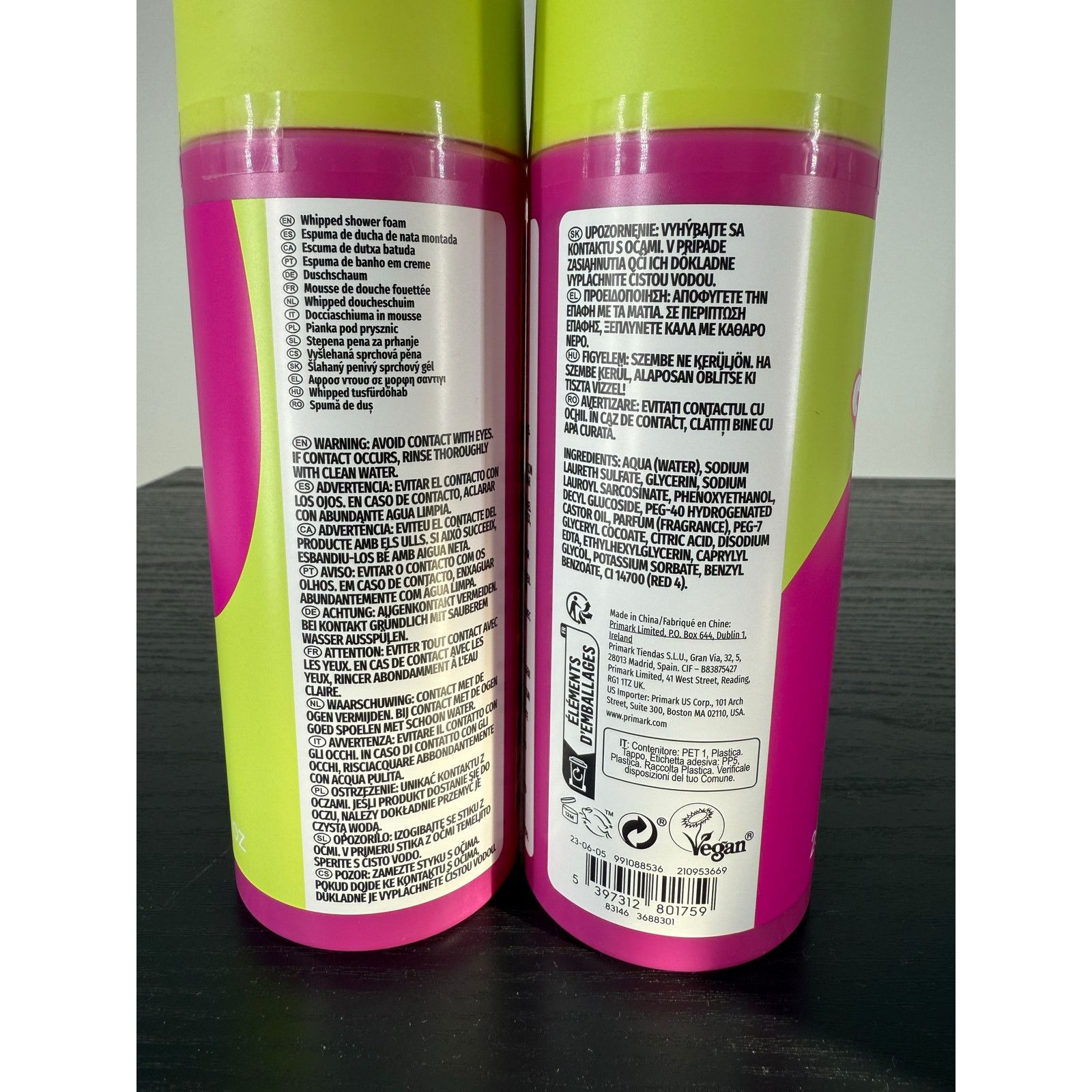 Other Bubbles SkinSafe Vegan Shower Foam Watermelon Sundae 2Pk Size ONE SIZE - 3 Thumbnail