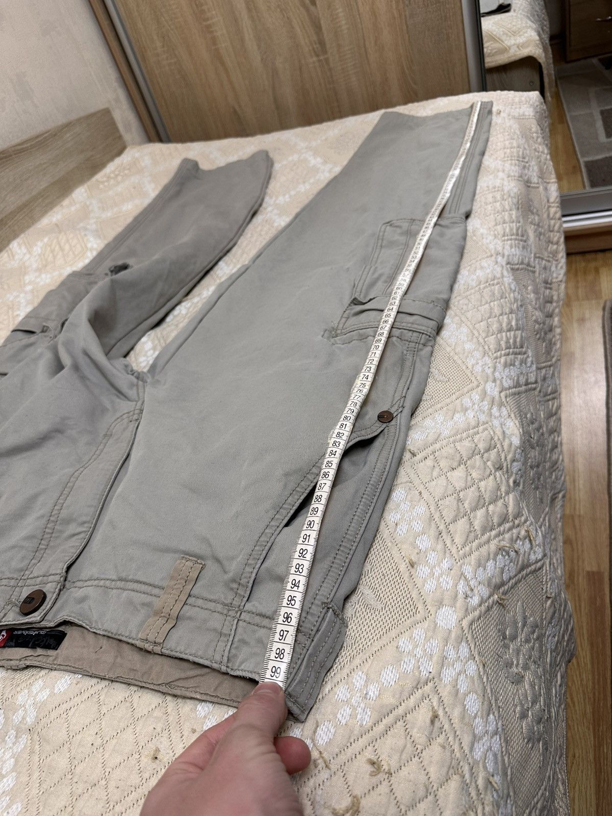 Quiksilver 🔥 Quiksilver Big Logo Rap Y2K Cargo Pants Denim Jeans Chino Size US 34 / EU 50 - 11 Thumbnail