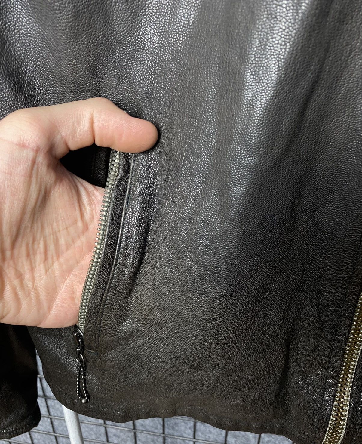 Firetrap × Genuine Leather Firetrap 2012 Genuine Leather Biker Jacket Size L Size US L / EU 52-54 / 3 - 4 Thumbnail