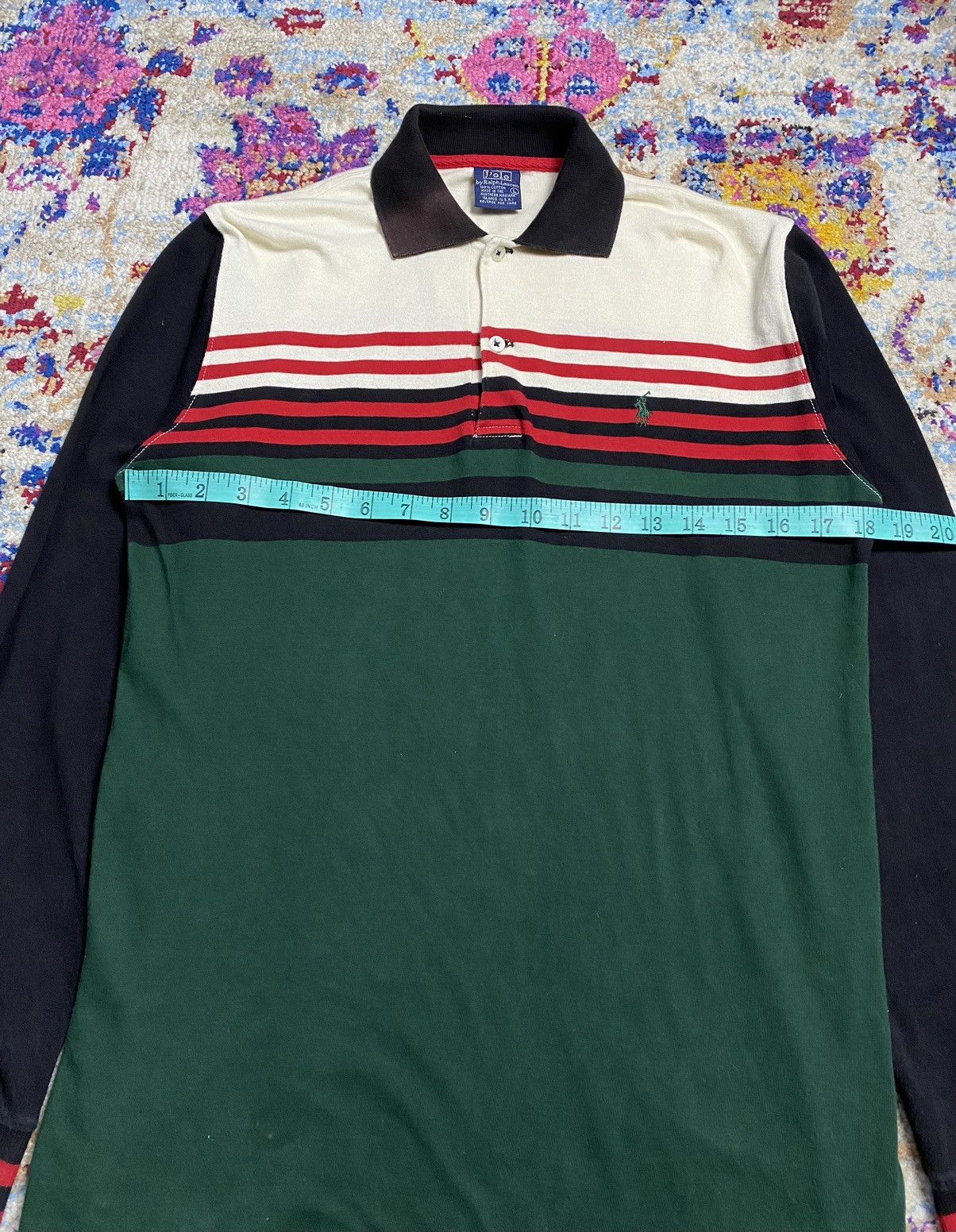 Polo Ralph Lauren Polo Ralph Lauren Stripe Long Sleeve Collar Shirts L Size US L / EU 52-54 / 3 - 10 Thumbnail
