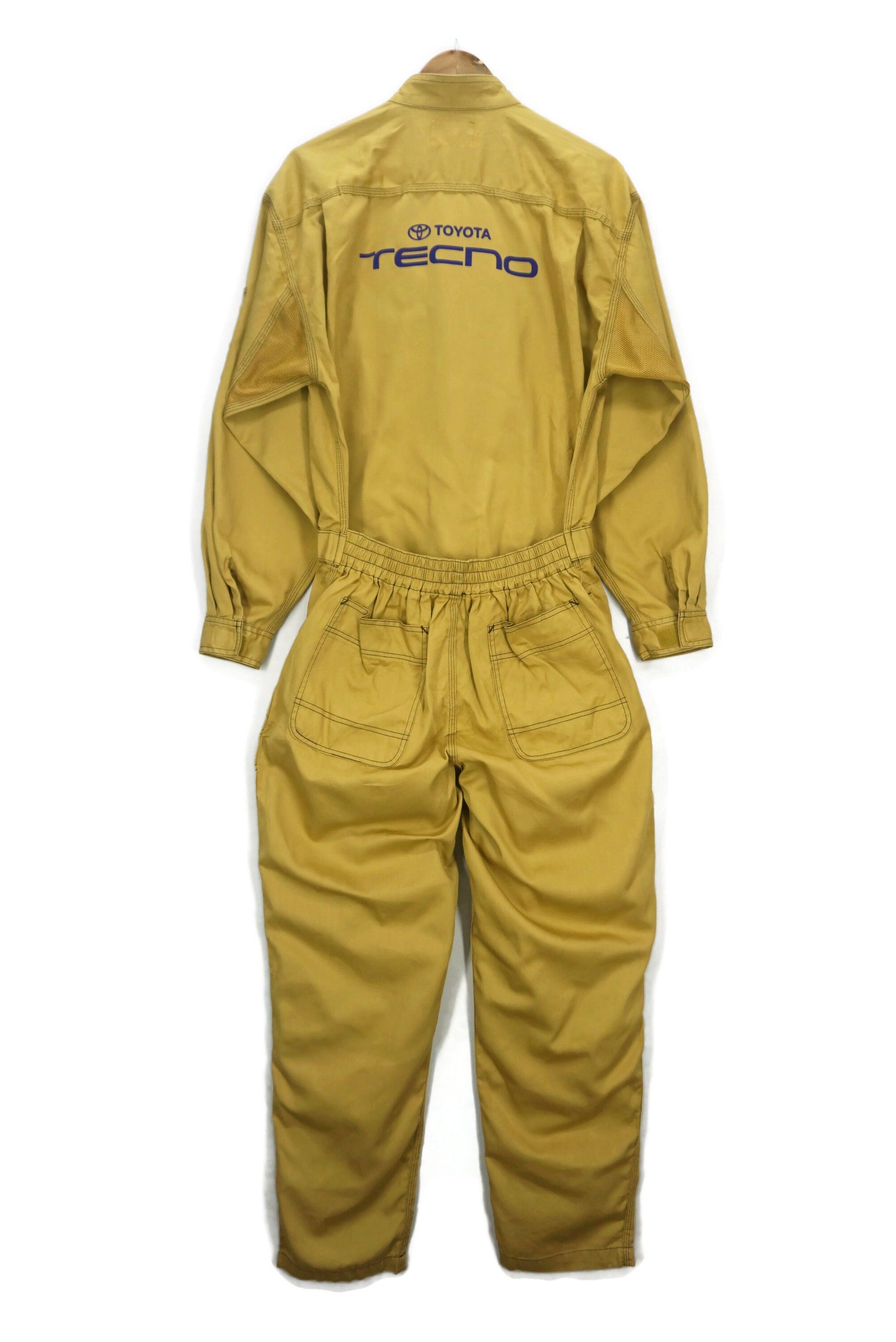 Japanese Brand Vintage Toyota Tecno Mechanics Coveralls Japanese Workwear Size US 32 / EU 48 - 1 Thumbnail