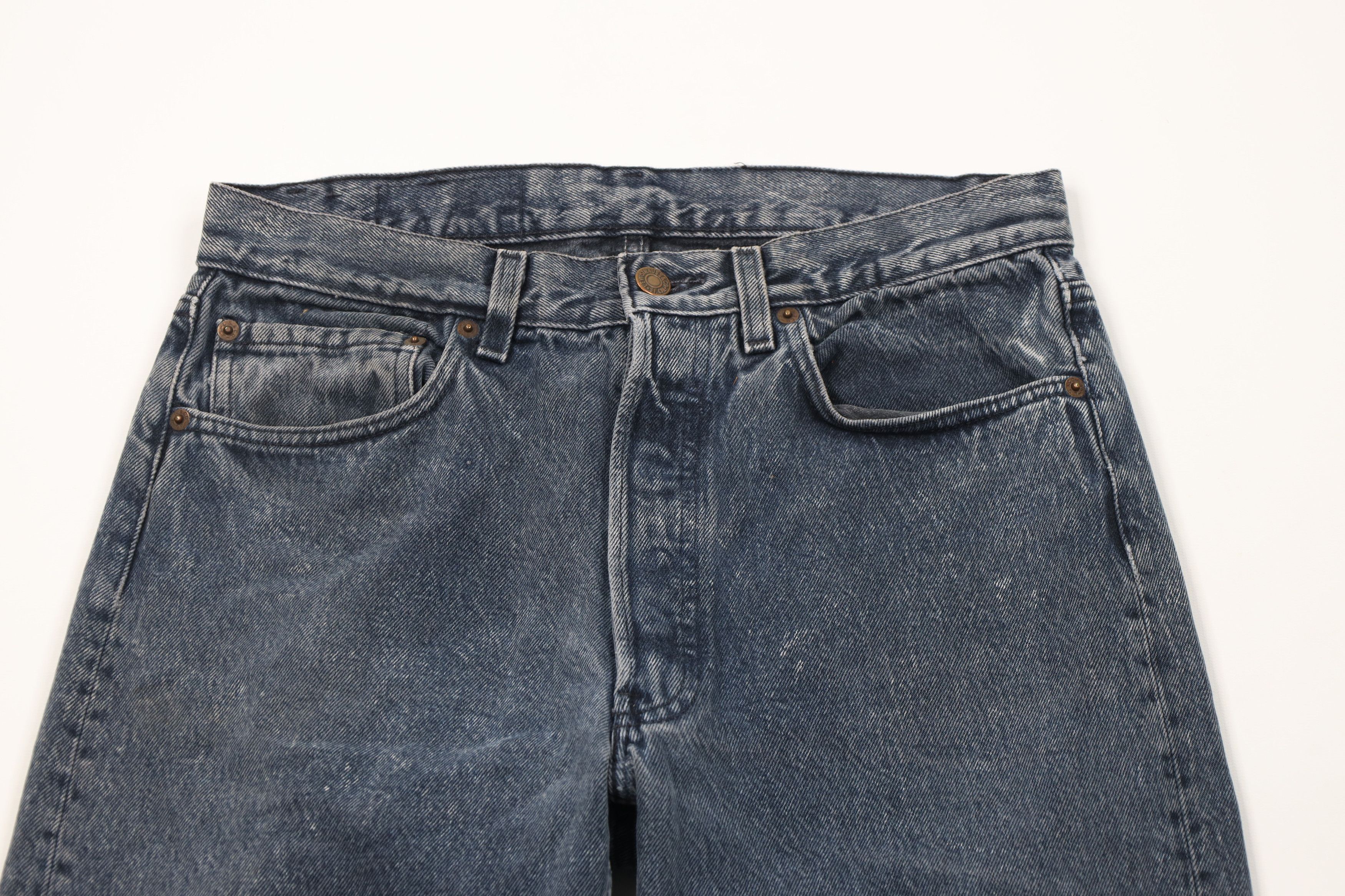 Levi's Vintage 80s Levis 501xx Button Fly Original Jeans Blue USA Size US 32 / EU 48 - 2 Thumbnail