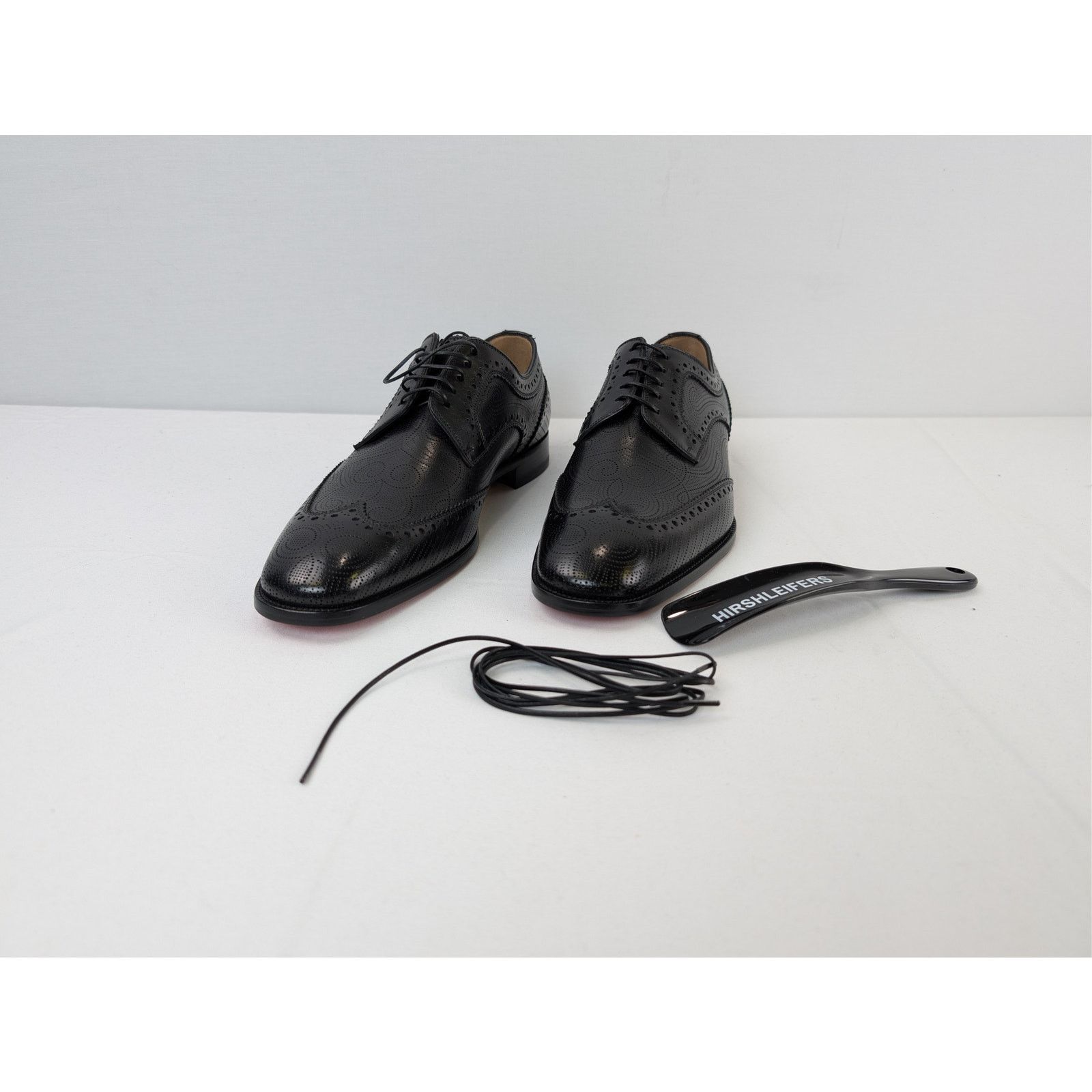 Christian Louboutin o1rshd1 Grave black calf leather derby shoe Boots in Black Size US 8 / EU 41 - 7 Thumbnail