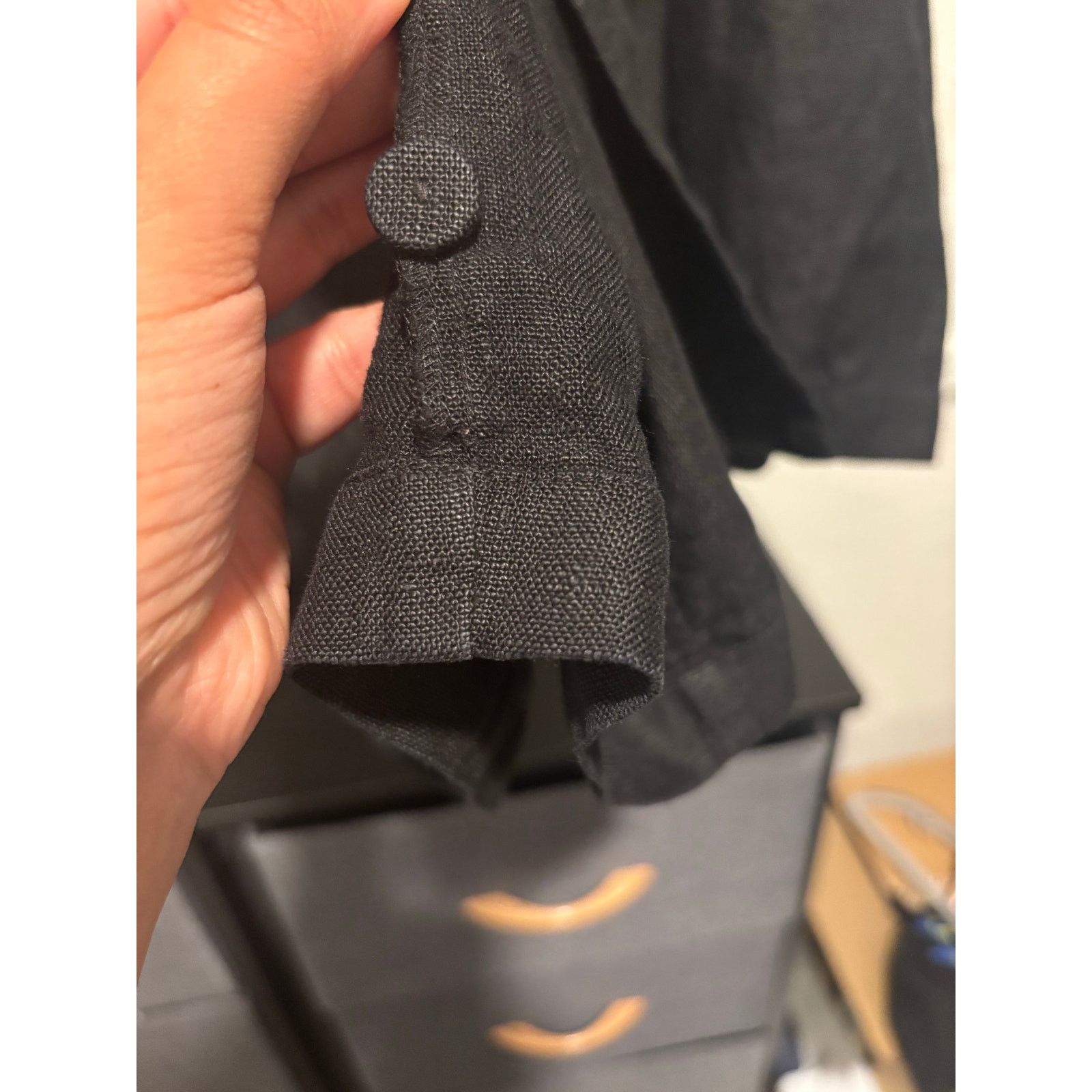 Eileen Fisher NWOT Eileen Fisher Irish linen black button down sz 1X Size XXL / US 16-18 / IT 52-54 - 4 Thumbnail