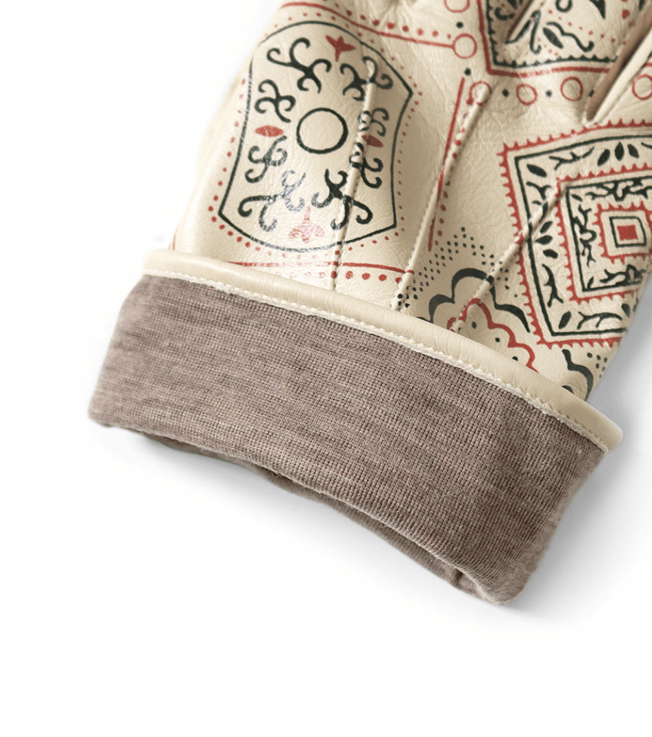 Kapital Leather COOKIE bandana glove Size ONE SIZE - 7 Thumbnail