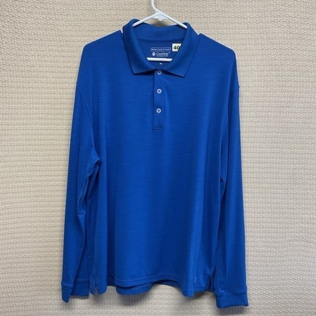 Other NWOT Coolibar Bright Blue UPF50+ Sun Protection Polo Men XL Size US XL / EU 56 / 4 - 9 Thumbnail