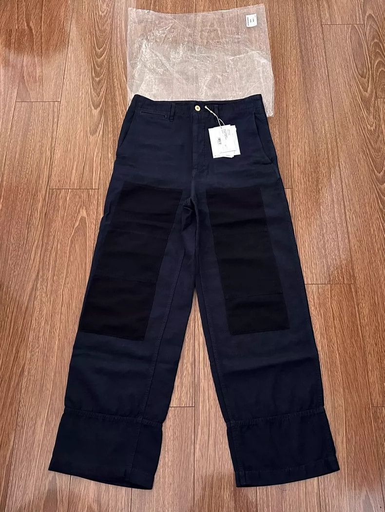 Visvim VISVIM ICT Ex Wide Chino Pants Navy-2506 Size US 26 / EU 42 - 1 Thumbnail