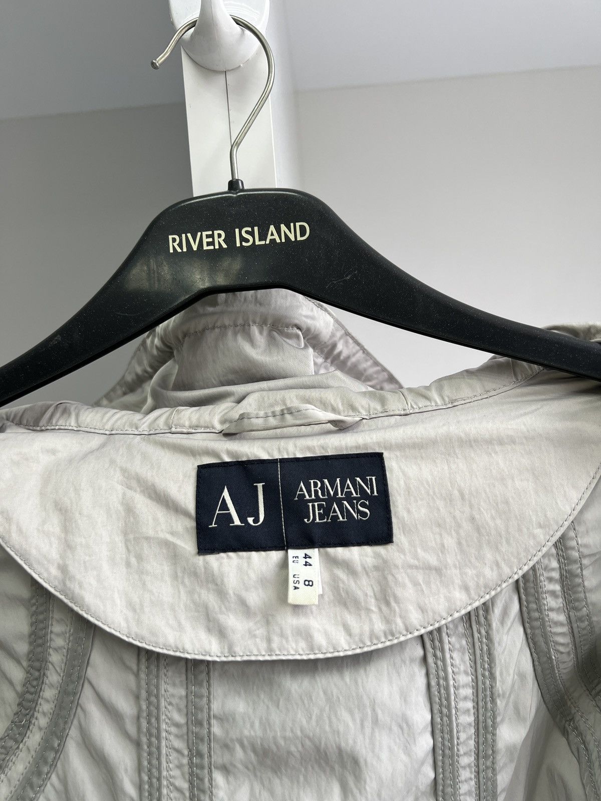 Armani × Designer × Vintage Vintage Armani Jeans Women’s Luxury Coat Jacket Size M / US 6-8 / IT 42-44 - 11 Thumbnail
