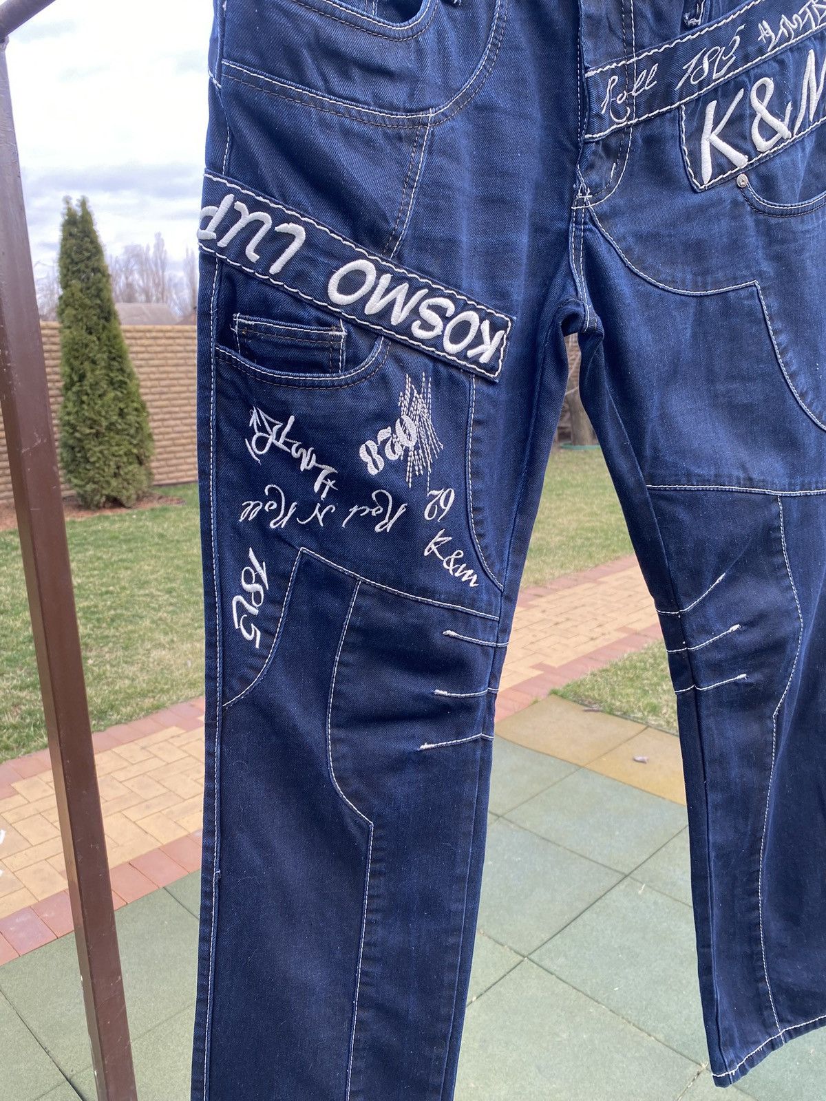 Japanese Brand × Vintage Vintage Japanese brand Cosmolupo y2k biker denim jeans Size US 40 / EU 56 - 4 Thumbnail