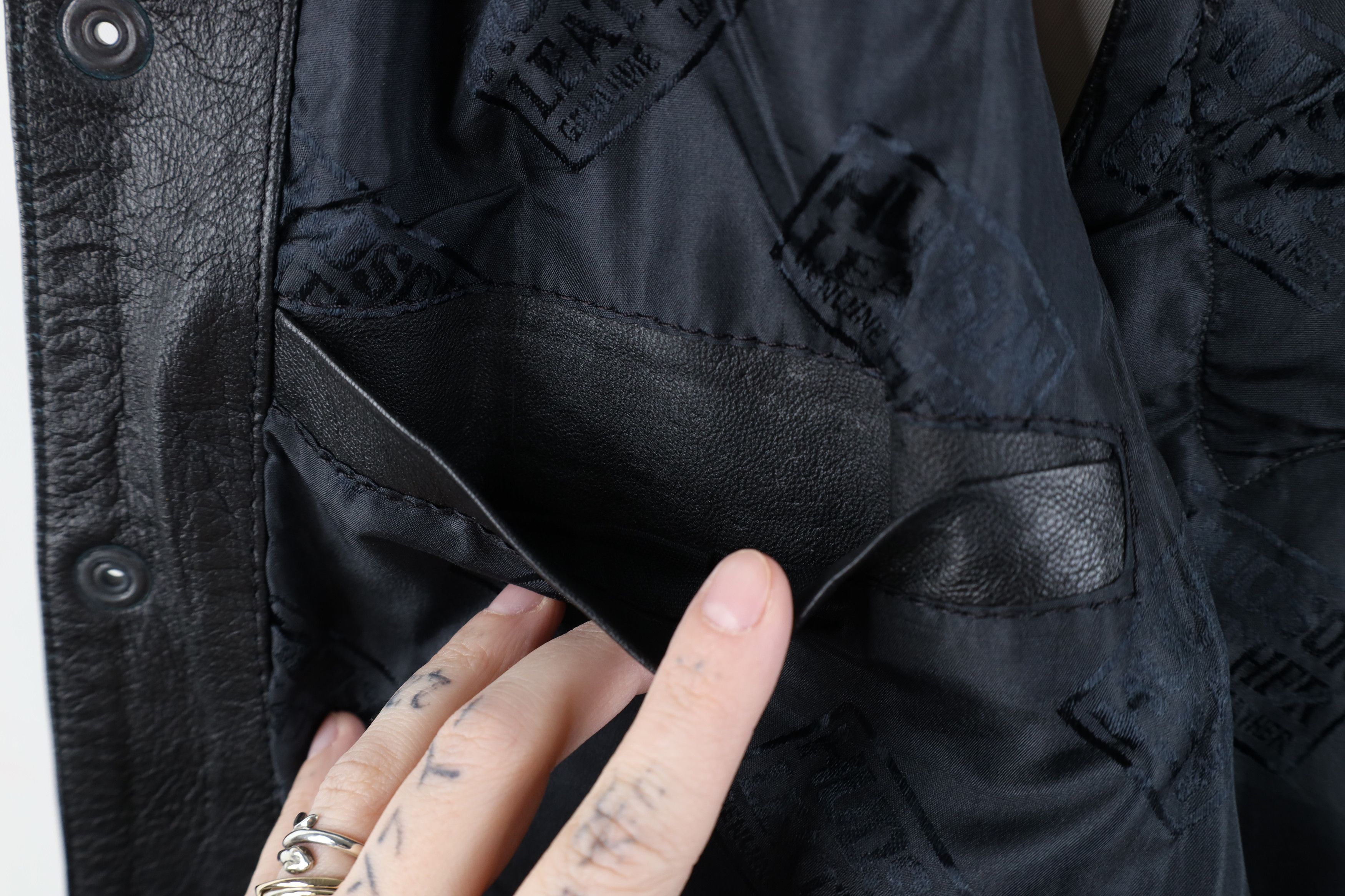 Vintage Vintage 90s Streetwear Motorcycle Riding Vest Jacket Black Size US M / EU 48-50 / 2 - 8 Thumbnail