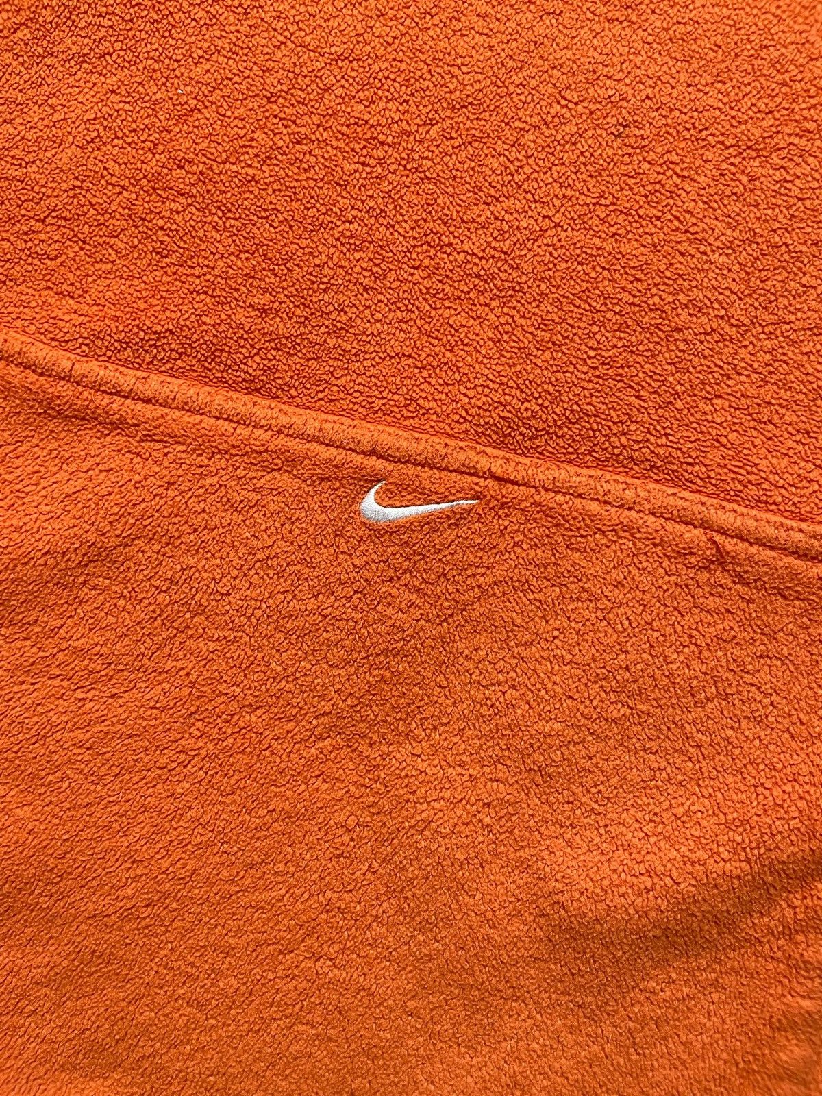Vintage Vintage Nike Orange fleece hoodie size XL very rare Size US XL / EU 56 / 4 - 3 Thumbnail