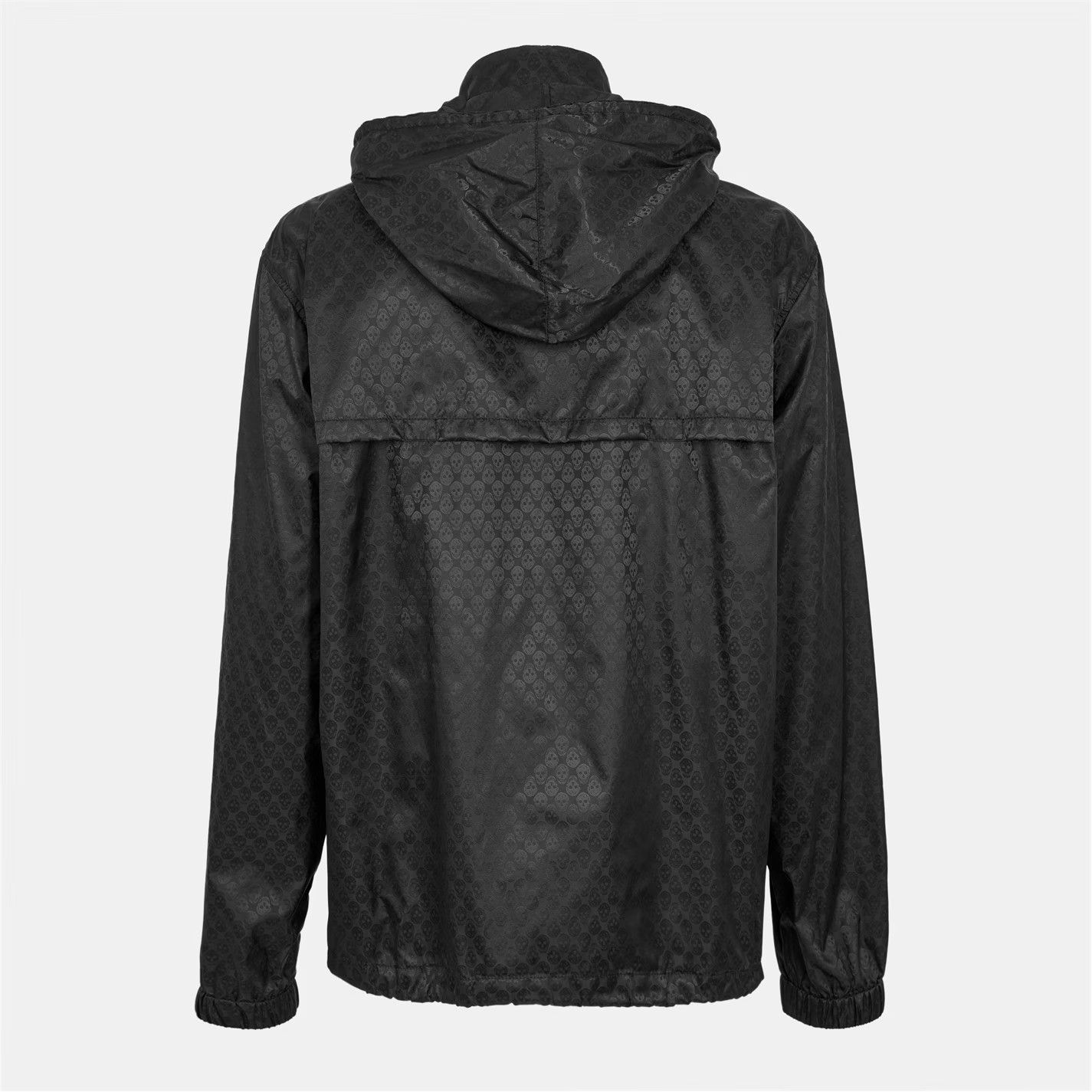 Alexander McQueen o1g2r1mq0326 Weather Resistant Windbreaker Jacket in Black Size US M / EU 48-50 / 2 - 2 Thumbnail