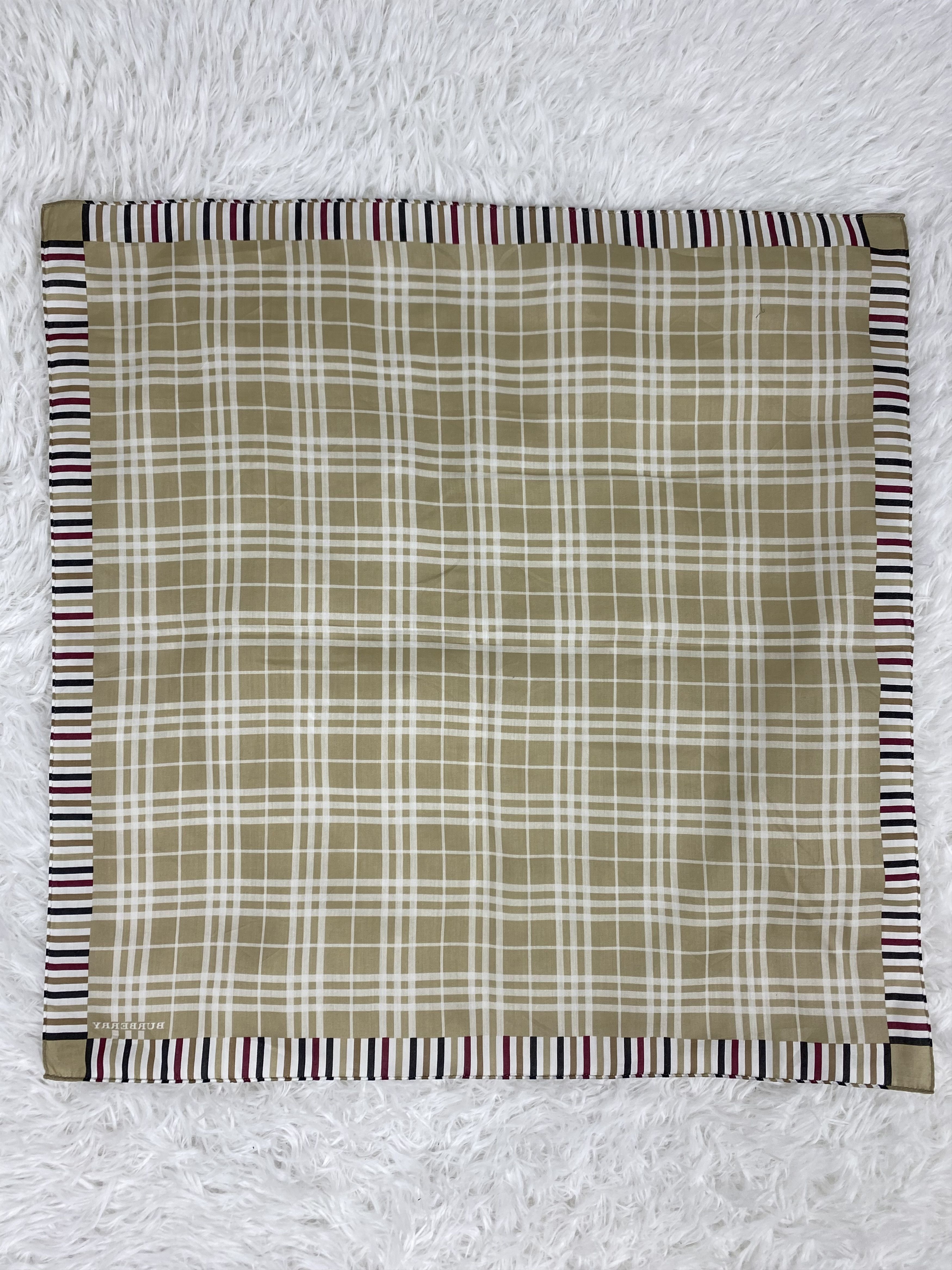 Burberry × Vintage Vintage Burberry Handkerchief Neckerchief PH0252 Size ONE SIZE - 4 Thumbnail