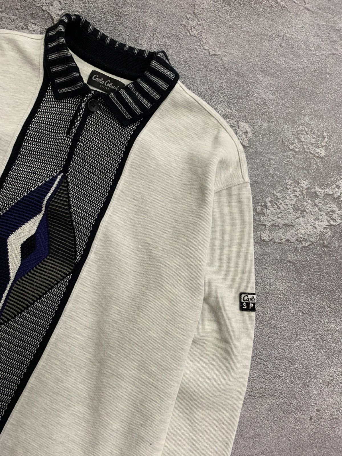 Carlo Colucci × Vintage Vintage Carlo Calucci Sport Men’s Knit Sweater XL size Size US XL / EU 56 / 4 - 7 Thumbnail