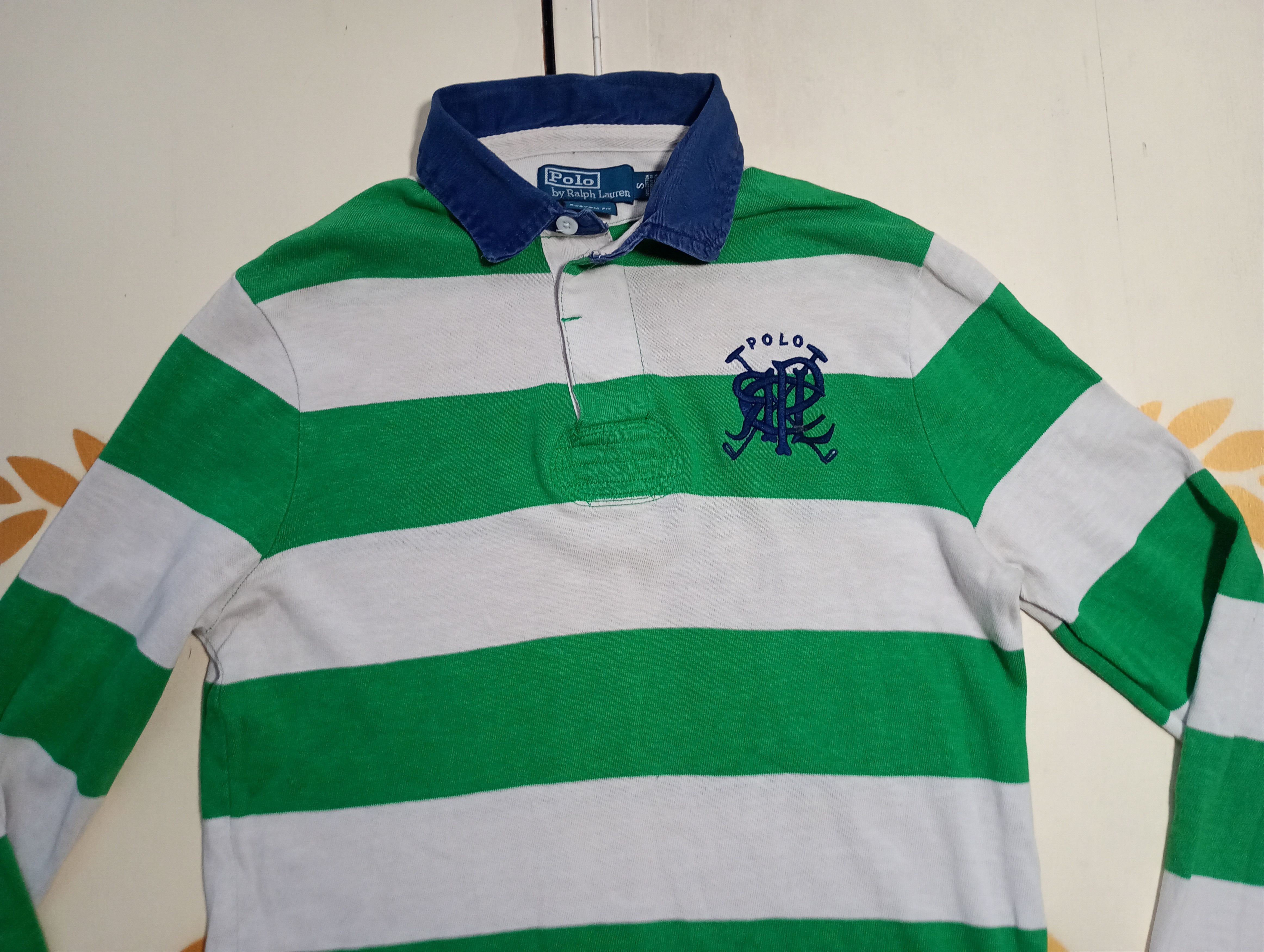 Polo Ralph Lauren Polo Ralph Lauren Rugby Shirt Vintage 90's Size US S / EU 44-46 / 1 - 5 Thumbnail