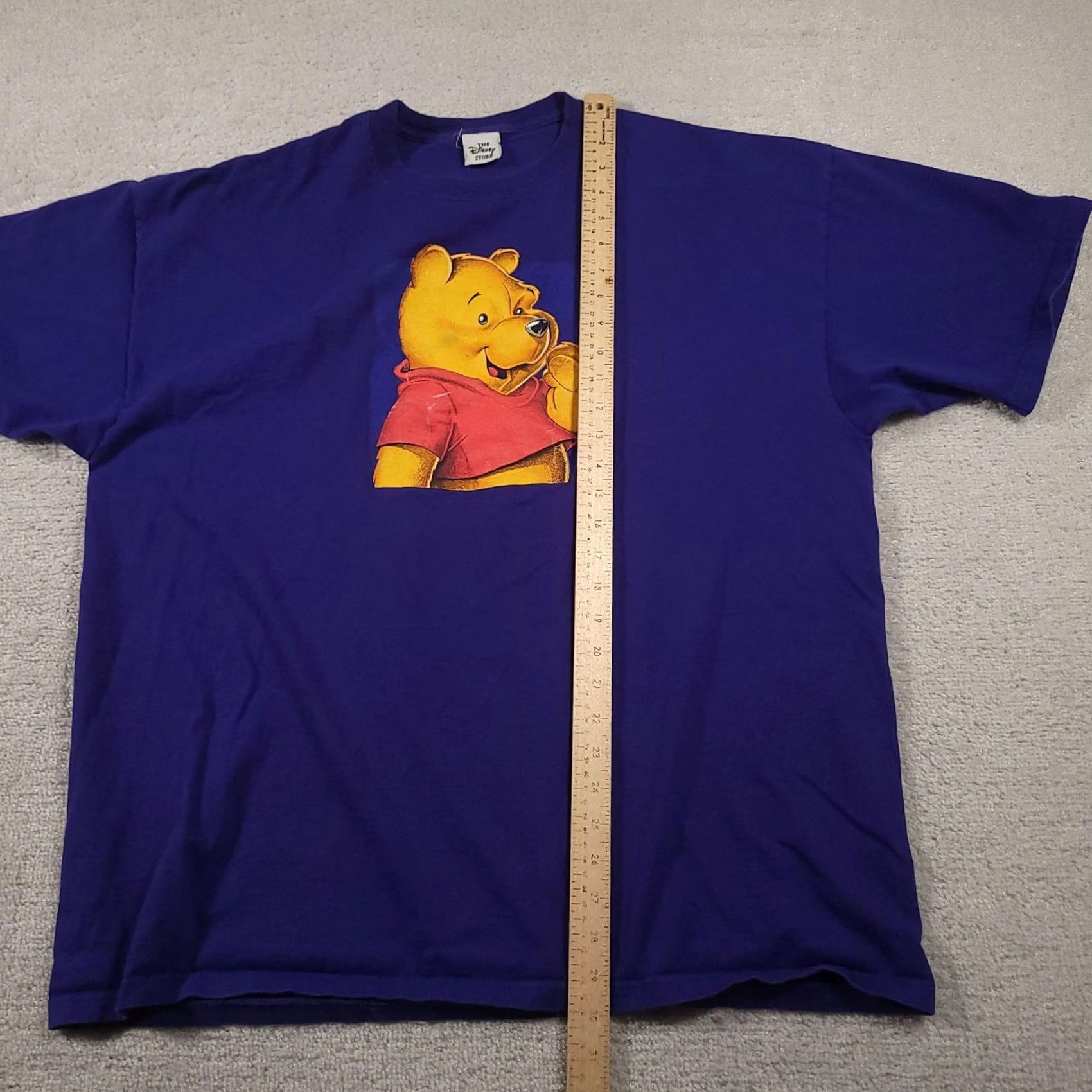 Disney VINTAGE Disney Winnie the Pooh Shirt Mens XL Purple Disney Store 90s Size US XL / EU 56 / 4 - 6 Thumbnail