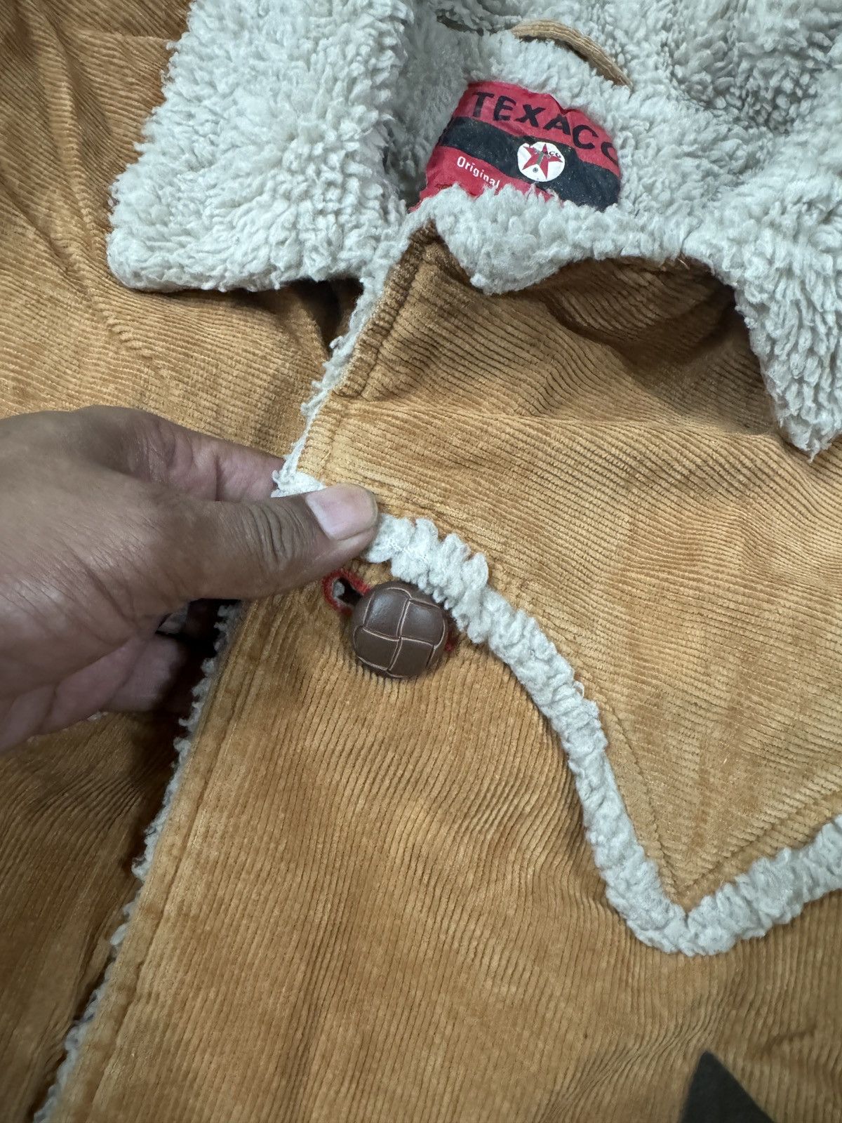Vintage Vintage TEXACO OIL Corduroy Jacket Size US L / EU 52-54 / 3 - 4 Thumbnail