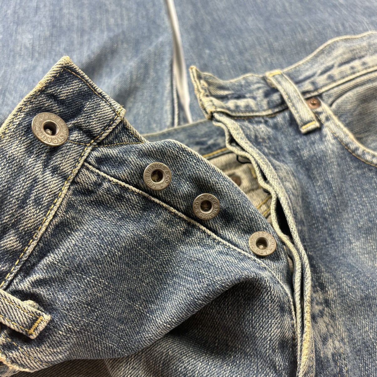 Levi's Made & Crafted Vintage Levi’s Reproduction 90’s Buckle Belt Big E Size US 33 - 7 Thumbnail