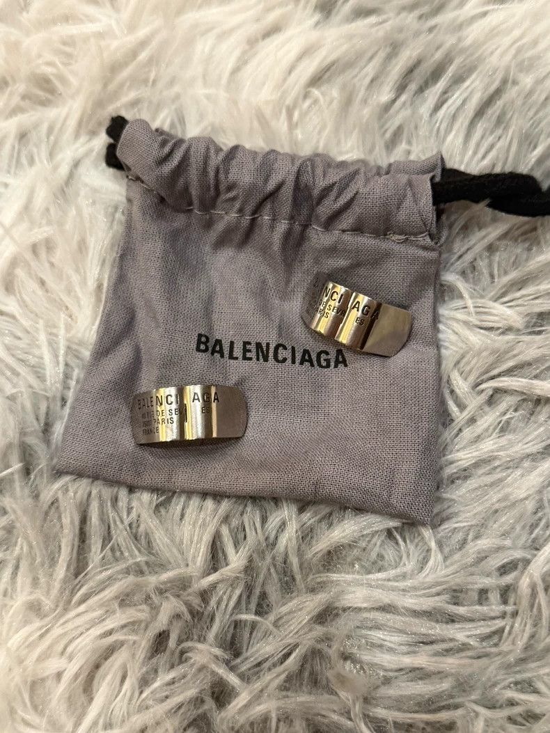 Balenciaga Balenciaga U-shaped logo letter earrings Size ONE SIZE - 2 Thumbnail