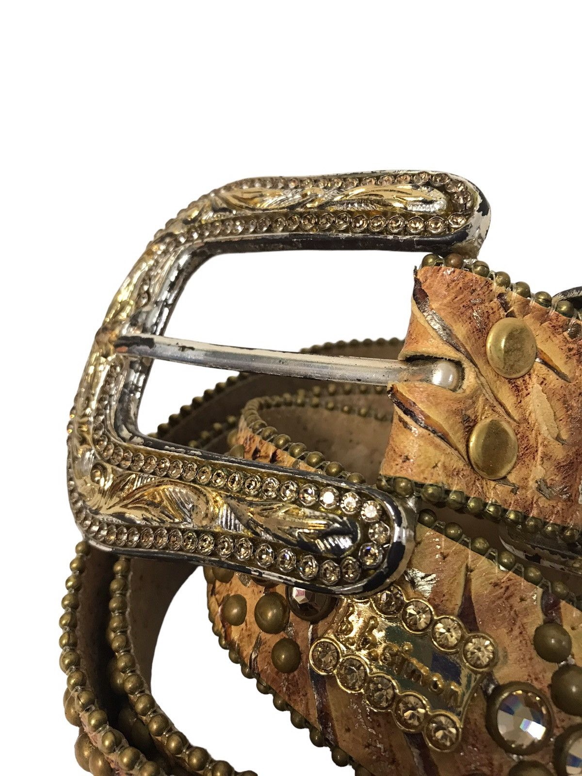 B.B. Simon B.B Simon Rhinestone Belt Size ONE SIZE - 4 Thumbnail