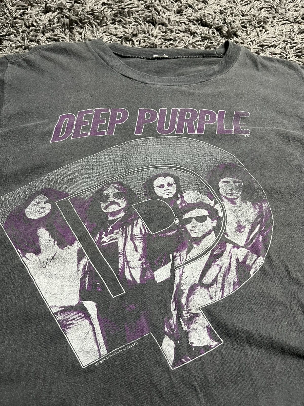 Band Tees 1985 Deep Purple Tour Shirt - Thames Designs - Single Stitch Size US M / EU 48-50 / 2 - 4 Thumbnail