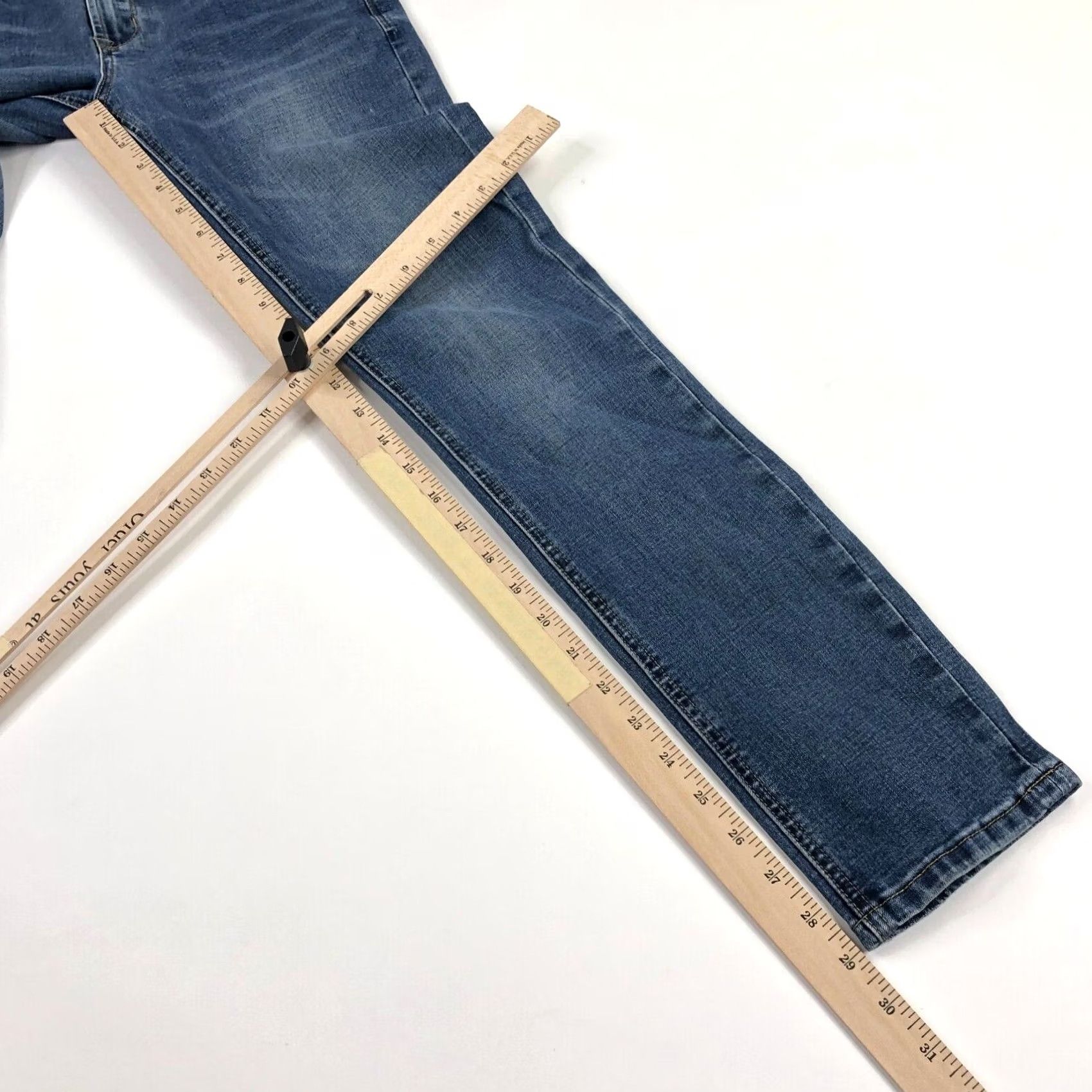 Hudson Hudson Jeans Skinny Stretch 16 Regular Inseam 29 Jeans Blue Womens Vintage No Size 38" / US 16 / IT 52 - 3 Thumbnail