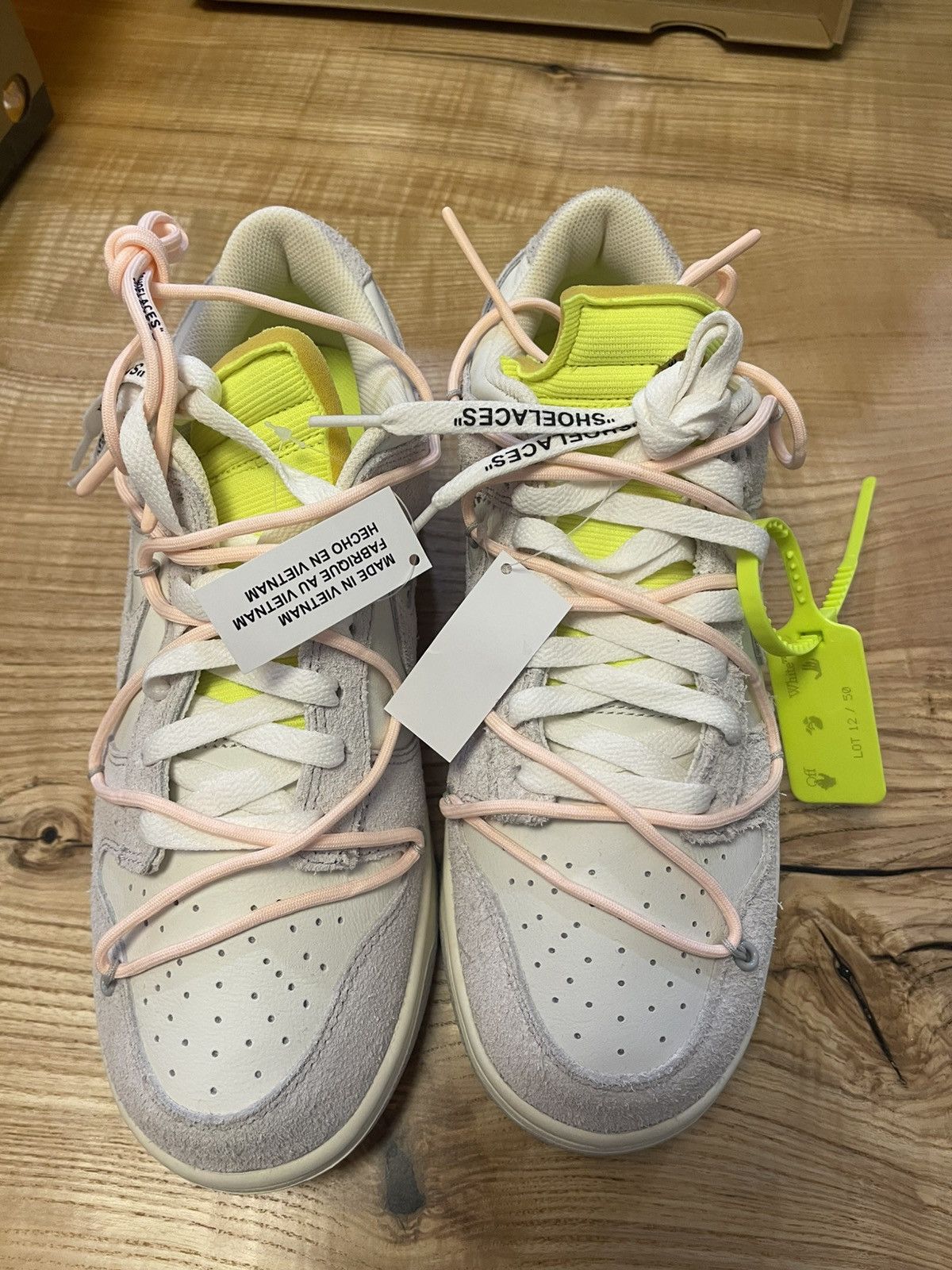 Nike × Off-White Off-White Dunk low Nike lot 12/50 size 10 Size US 10 / EU 43 - 3 Thumbnail