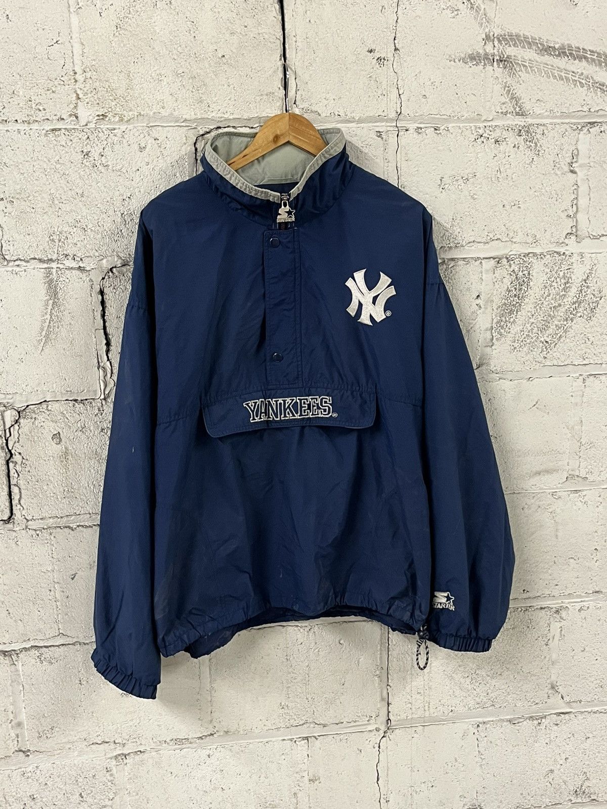 Starter Vintage NY yankees starter jacket 90s streetwear sportswear Size US XL / EU 56 / 4 - 2 Thumbnail
