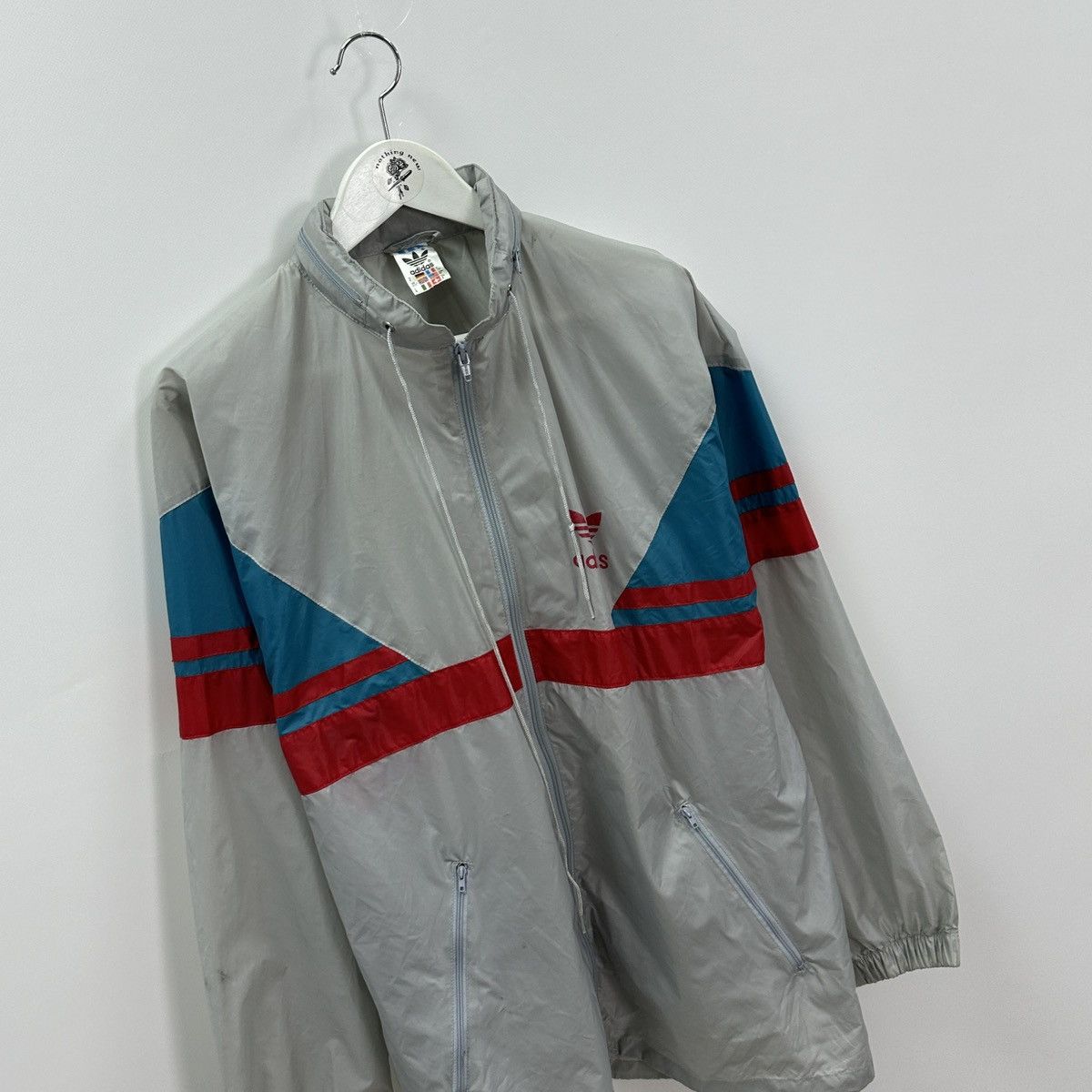 Vintage Vintage 90s Adidas Raincoat windbreaker jacket y2k outdoor Size US M / EU 48-50 / 2 - 3 Thumbnail