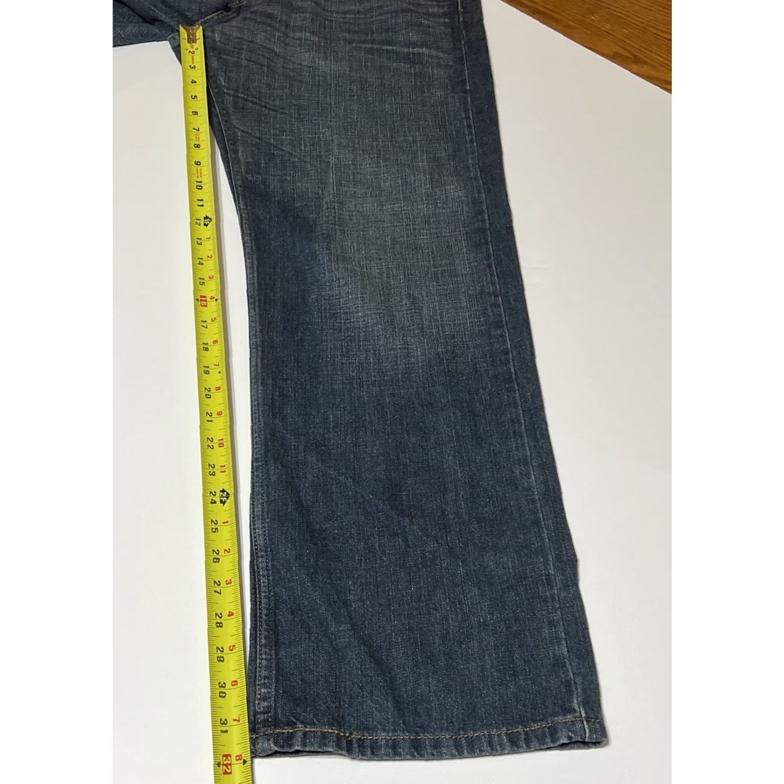 Levi's Levi's 569 Jeans Men Regular 38x32 Blue Denim Straight Relaxed 5-Pocket Zip Closure Vintage N/A Size US 38 / EU 54 - 5 Thumbnail