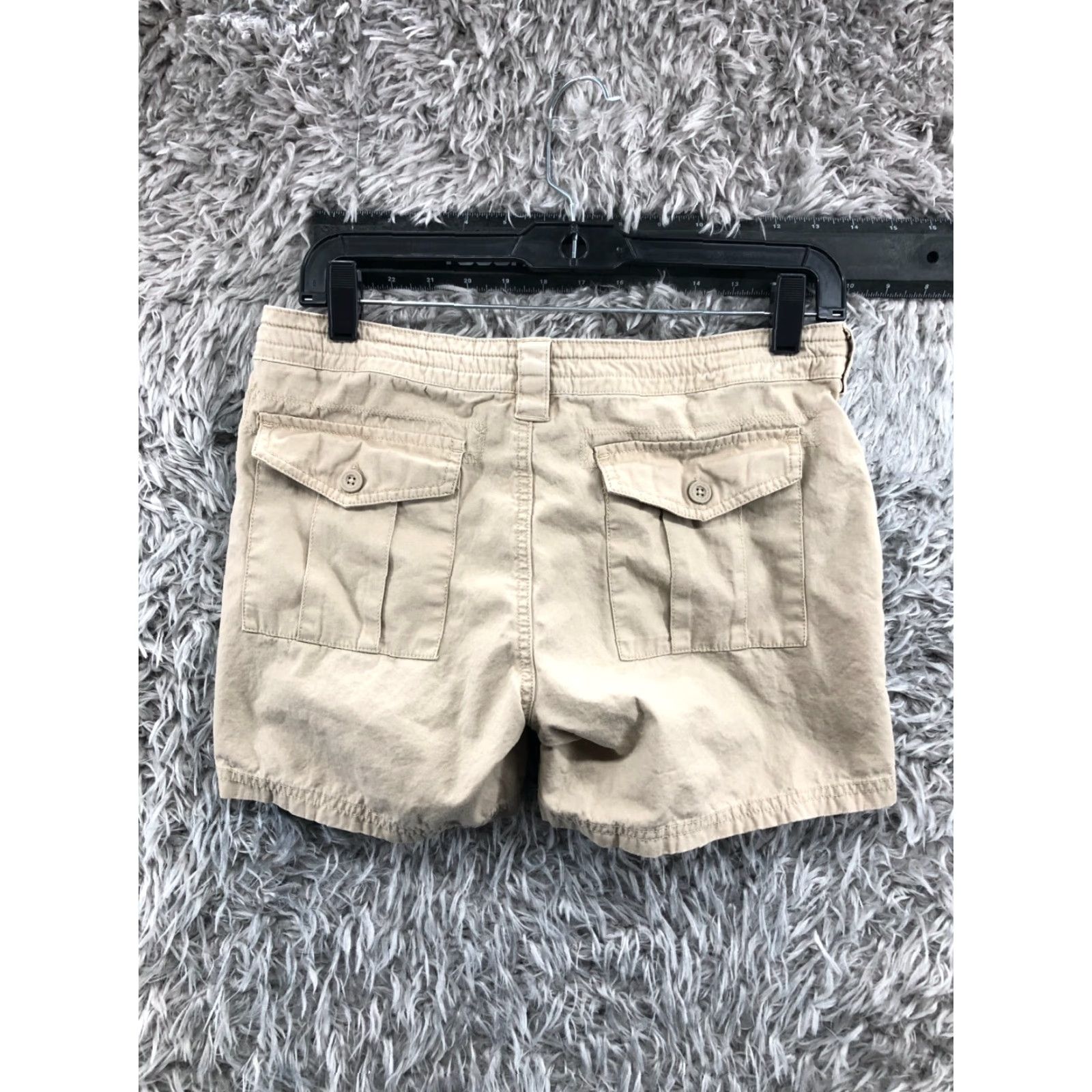 Vintage Alpine Design Shorts Womens Size 4 Mid Rise Medium Wash Beige Size 27" / US 4 / IT 40 - 4 Thumbnail