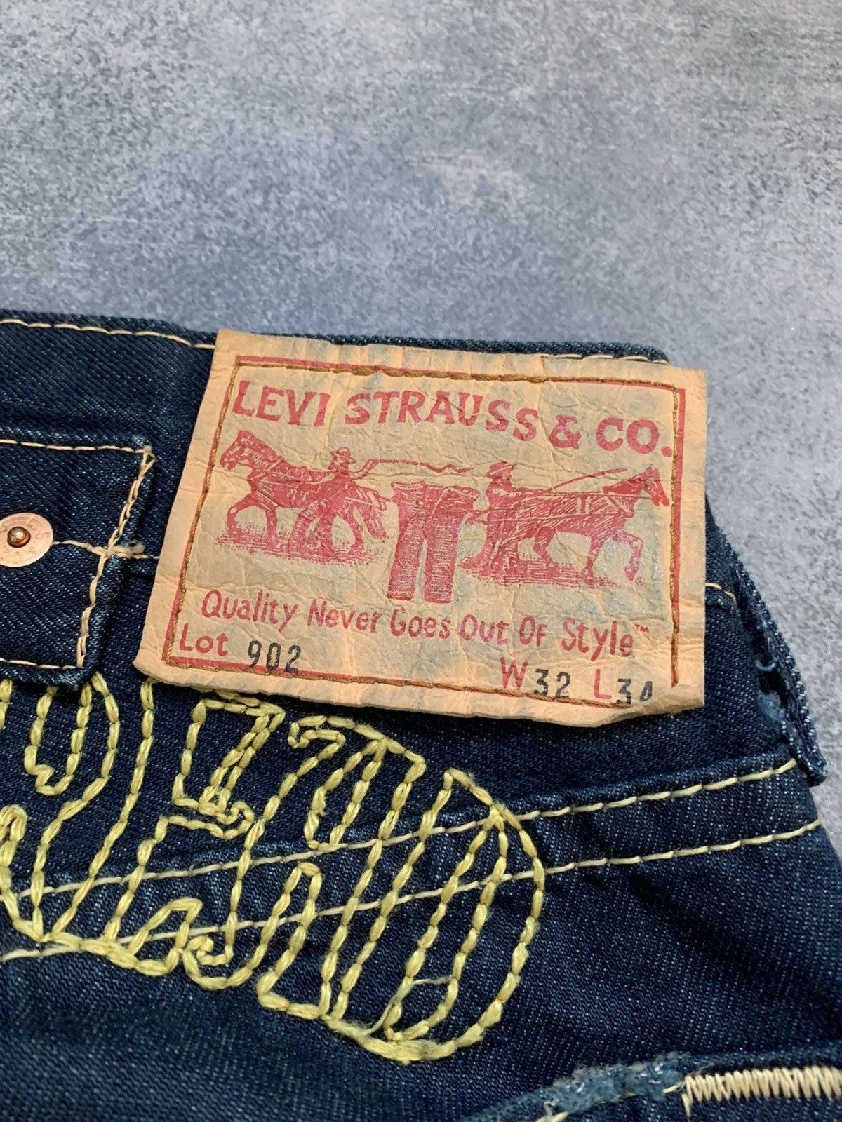 Hysteric Glamour × Levi's Vintage Hysteric Glamour Balenciaga Style Levis Jeans Size US 33 - 7 Thumbnail