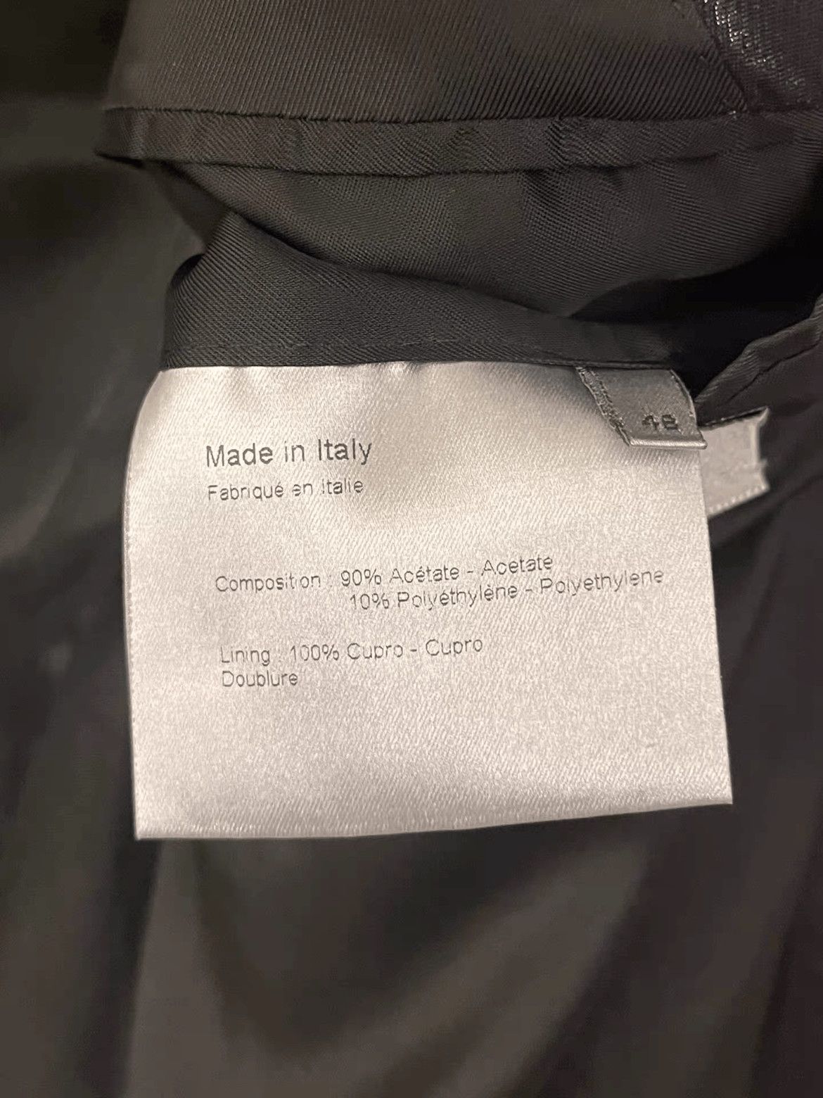 Dior Dior Sz 48 Dior Homme 02AW Shinning Shoulder Blazer Jacket Size US M / EU 48-50 / 2 - 4 Thumbnail