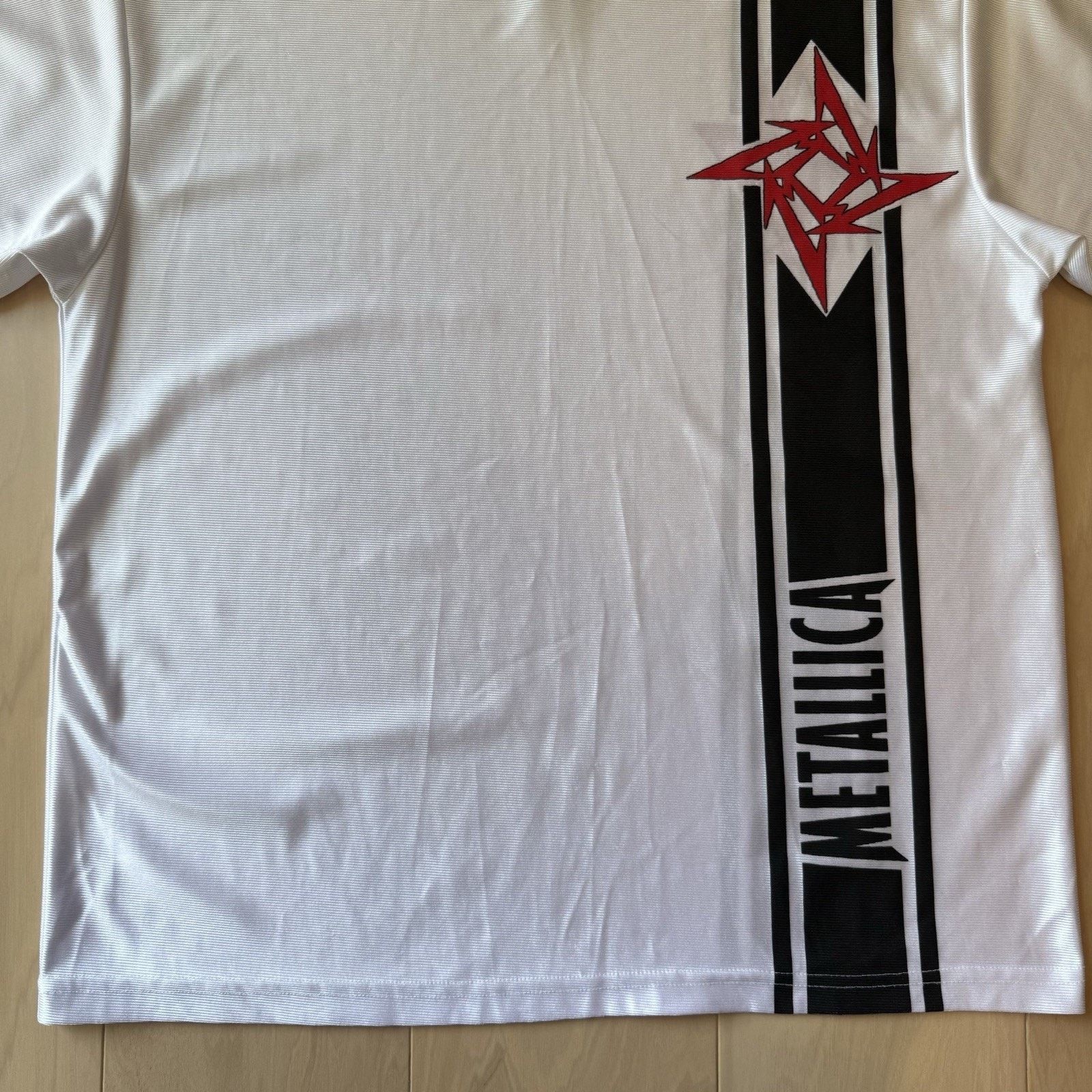 Giant Vintage Metallica Soccer Jersey White 90s Giant Rock Music Size US XL / EU 56 / 4 - 4 Thumbnail
