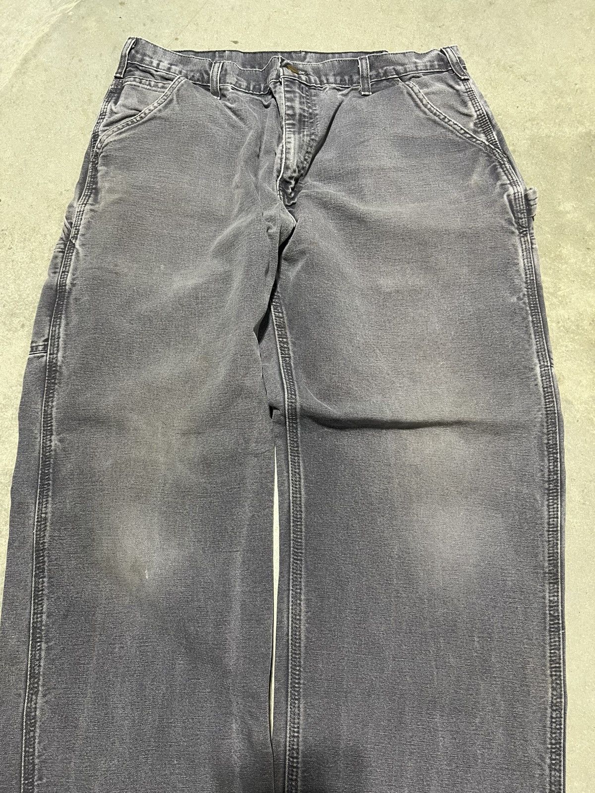 Carhartt × Vintage Vintage Faded Purple Carhartt Baggy Pants Size US 34 / EU 50 - 5 Thumbnail