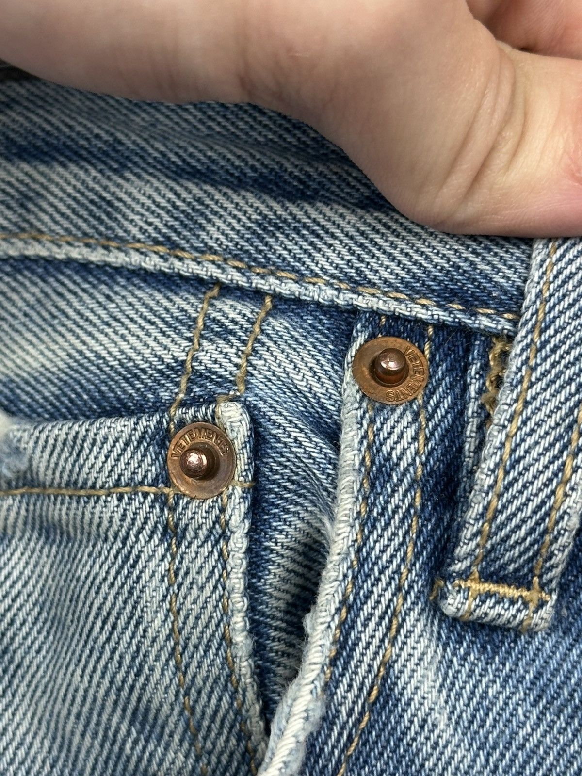 Vetements FW19 VETEMENTS ANARCHY DENIM Size US 32 / EU 48 - 12 Thumbnail