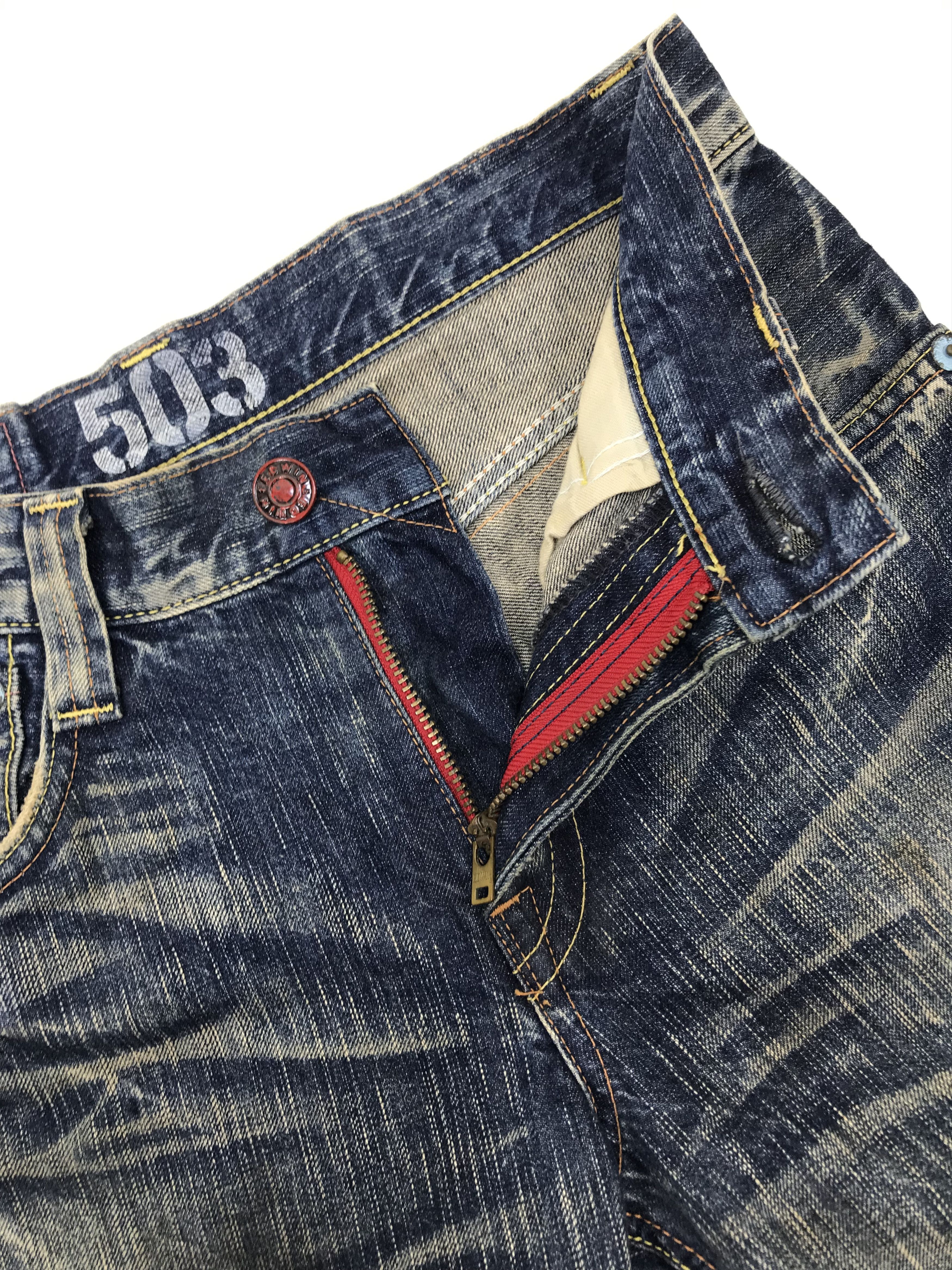 Edwin Vintage Edwin Mud Wash Flare Jeans Size US 30 / EU 46 - 9 Thumbnail