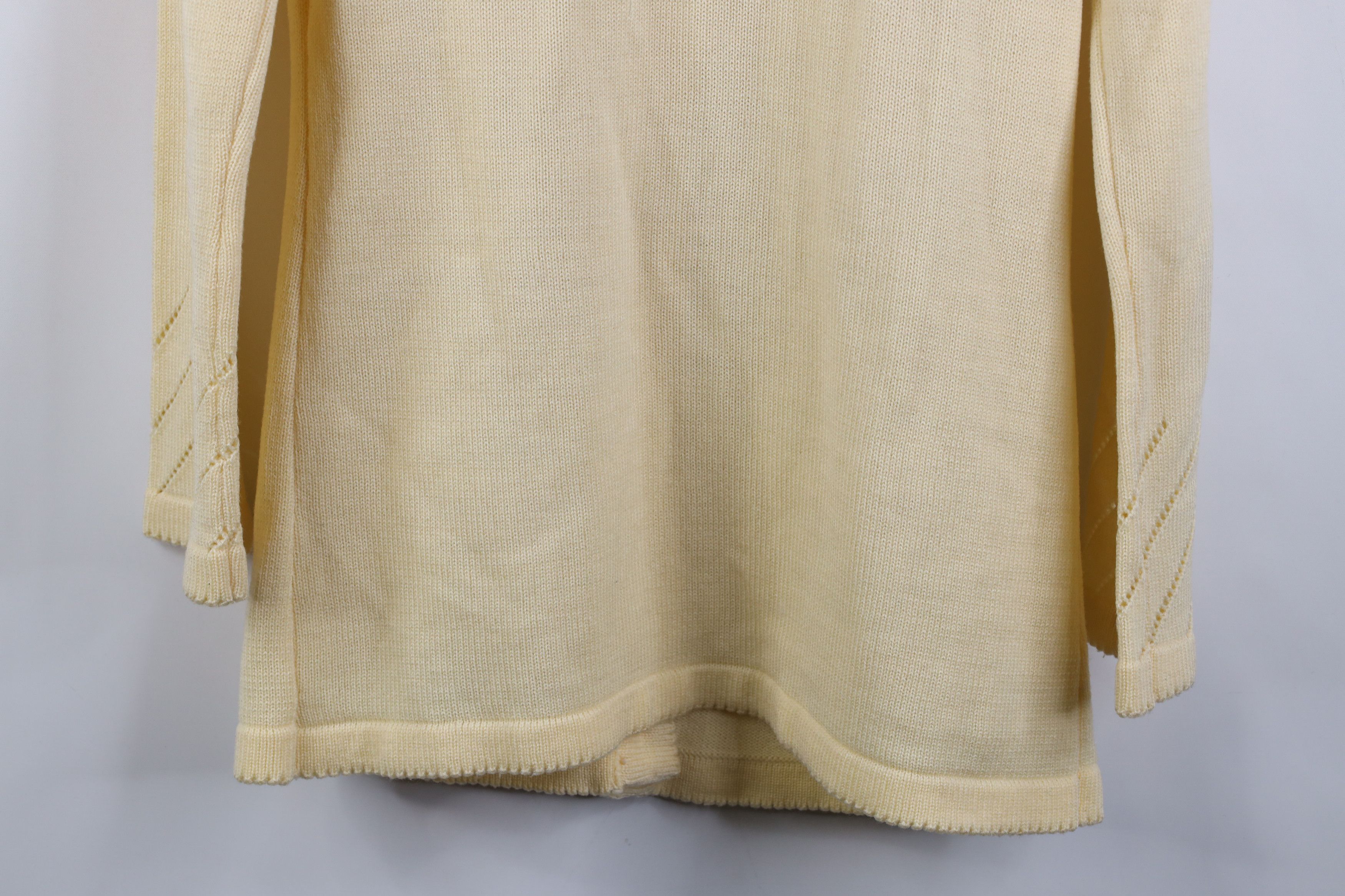 Vintage Vintage 60s Boho Chic Hippie Sleeve Knit Cardigan Sweater Size M / US 6-8 / IT 42-44 - 14 Thumbnail