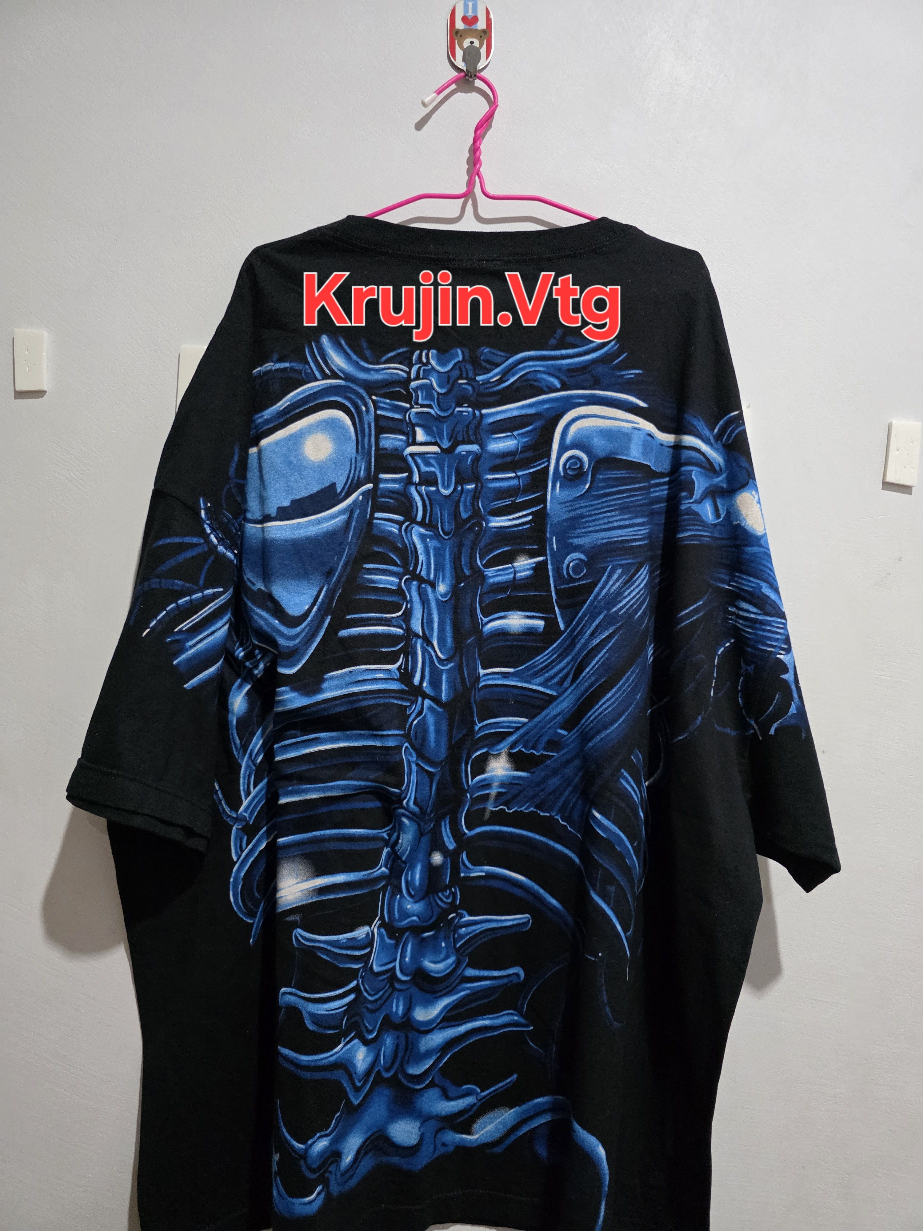 Other Liquid Blue Bio-mechanical Skull Size US XXL / EU 58 / 5 - 3 Thumbnail