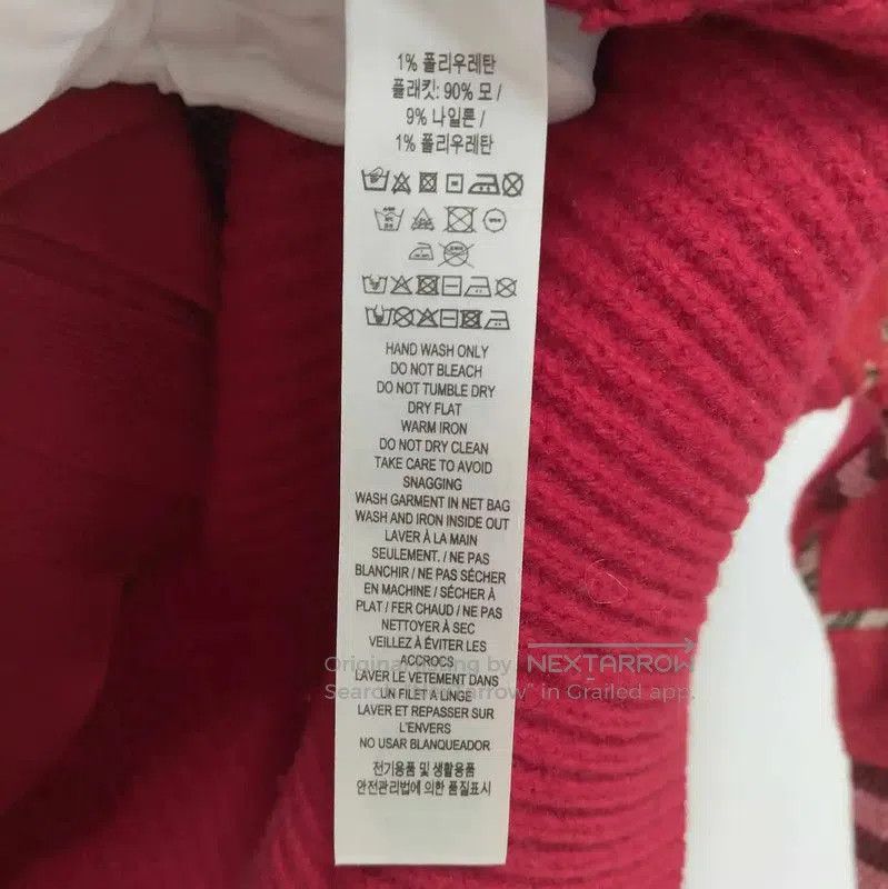 Burberry Burberry Red Wool Cardigan for Women. Size L / US 10 / IT 46 - 6 Thumbnail